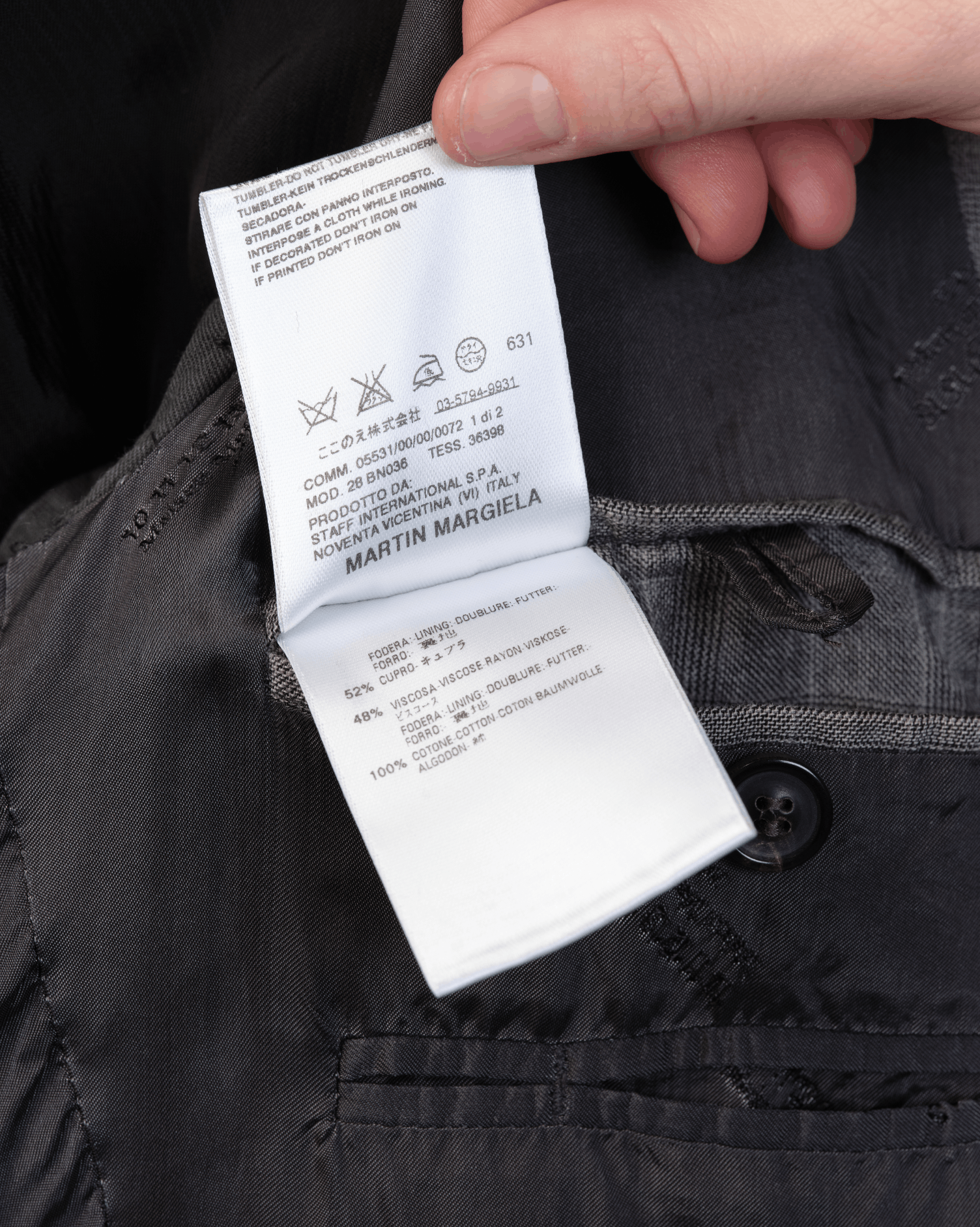 Maison Margiela 2007 Classic Blazer Size 46R - 9 Thumbnail