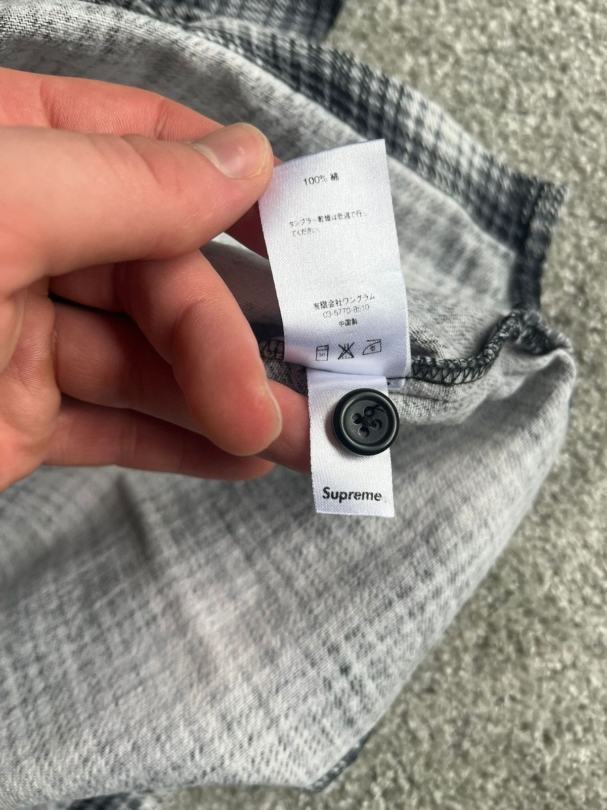 Supreme F/W 14 Supreme Shadow Plaid Rugby Flannel Shirt/Polo Shirt Size US M / EU 48-50 / 2 - 4 Thumbnail