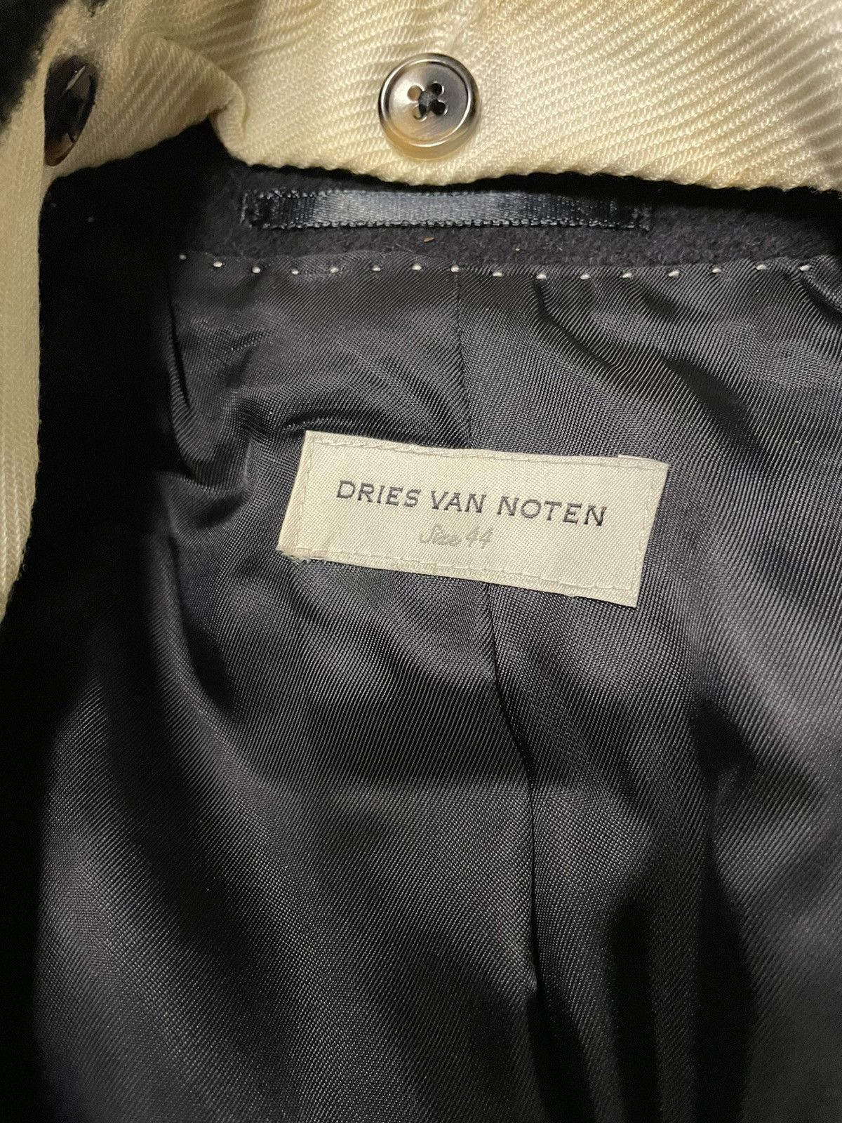 Dries Van Noten DRIES VAN NOTEN FW12 SHEARLING COLLAR PEACOAT 44 Size US S / EU 44-46 / 1 - 5 Thumbnail
