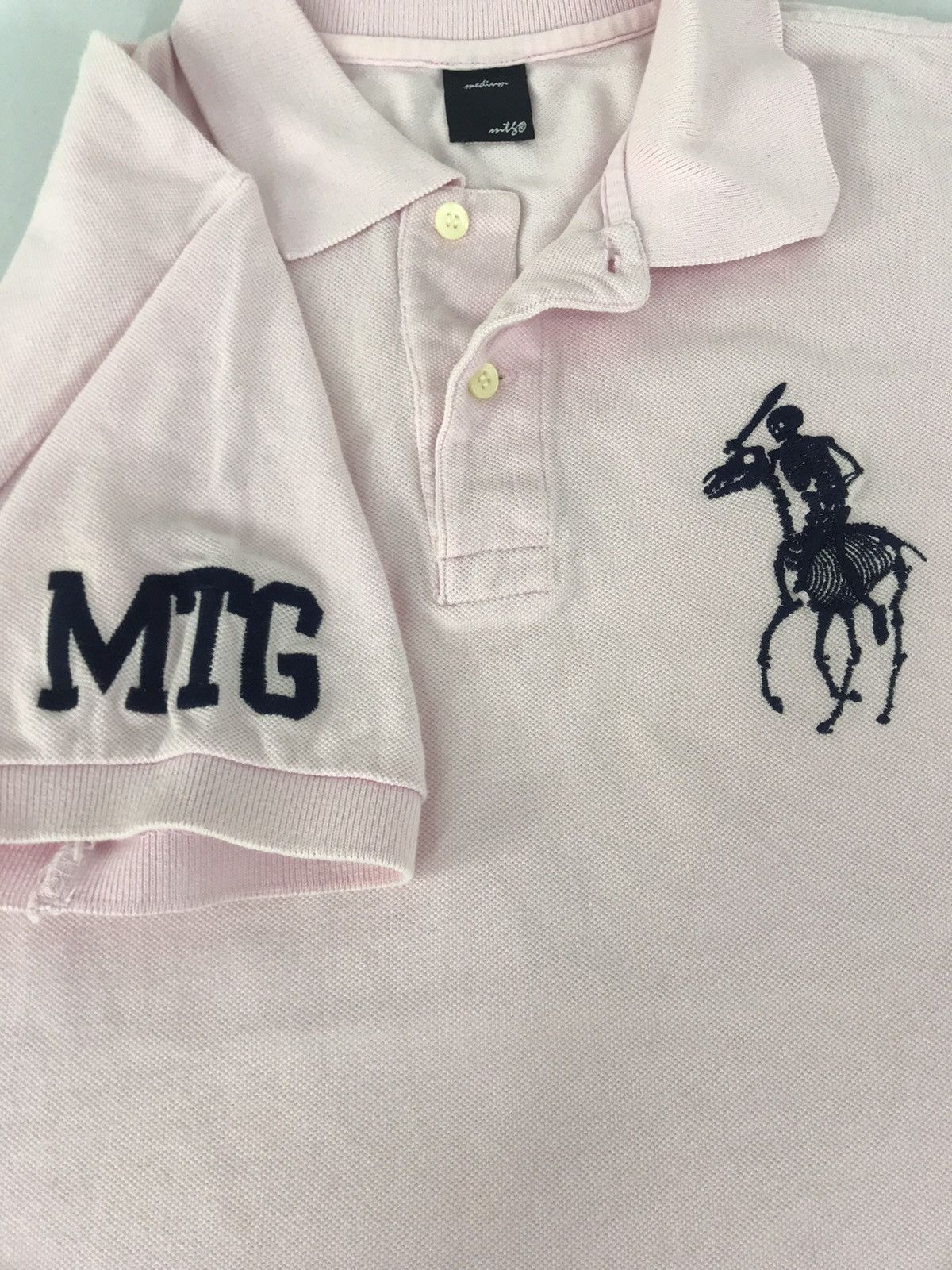 Montage Montage Embroidery Skull Logo Polo Tee T-shirt Japanese Size L / US 10 / IT 46 - 4 Thumbnail