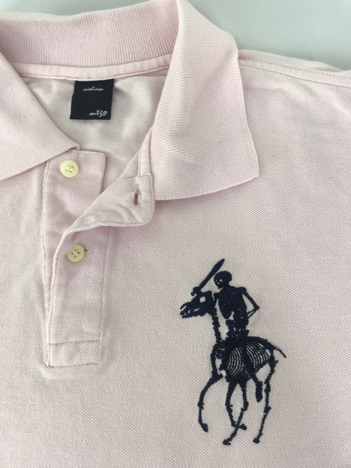 Montage Montage Embroidery Skull Logo Polo Tee T-shirt Japanese Size L / US 10 / IT 46 - 1 Thumbnail