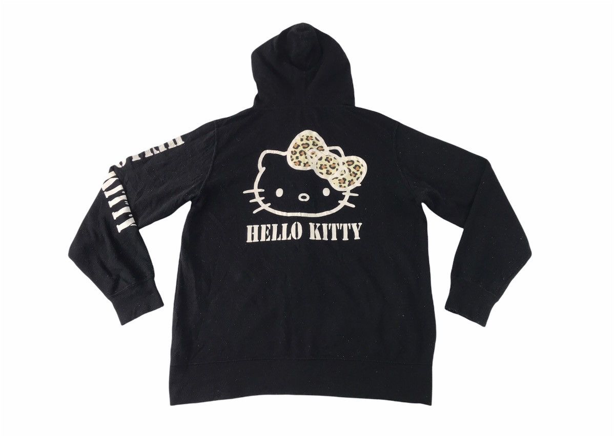 Cartoon Network Hello Kitty Hoodie Zip Up Big Logo Side Tape Size L / US 10 / IT 46 - 1 Thumbnail
