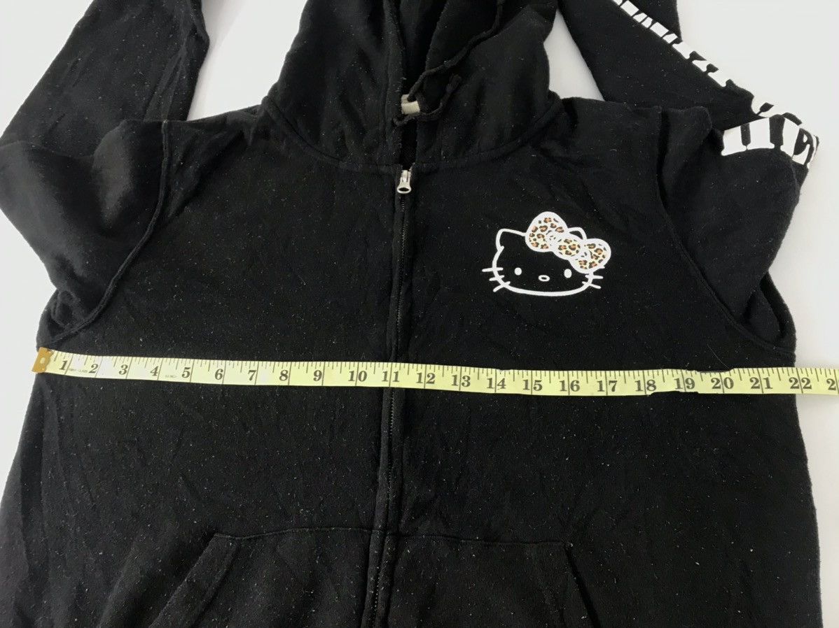 Cartoon Network Hello Kitty Hoodie Zip Up Big Logo Side Tape Size L / US 10 / IT 46 - 9 Thumbnail