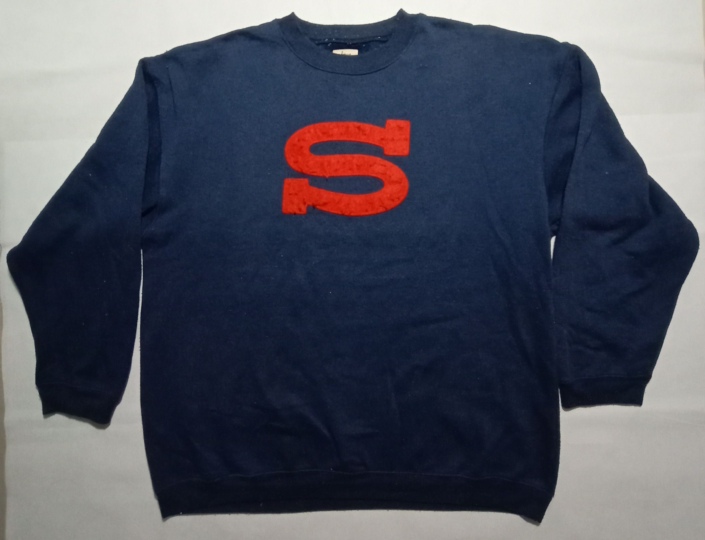 Vintage Vintage 90s Stussy Sweatshirt Crewneck Big S Logo Crown