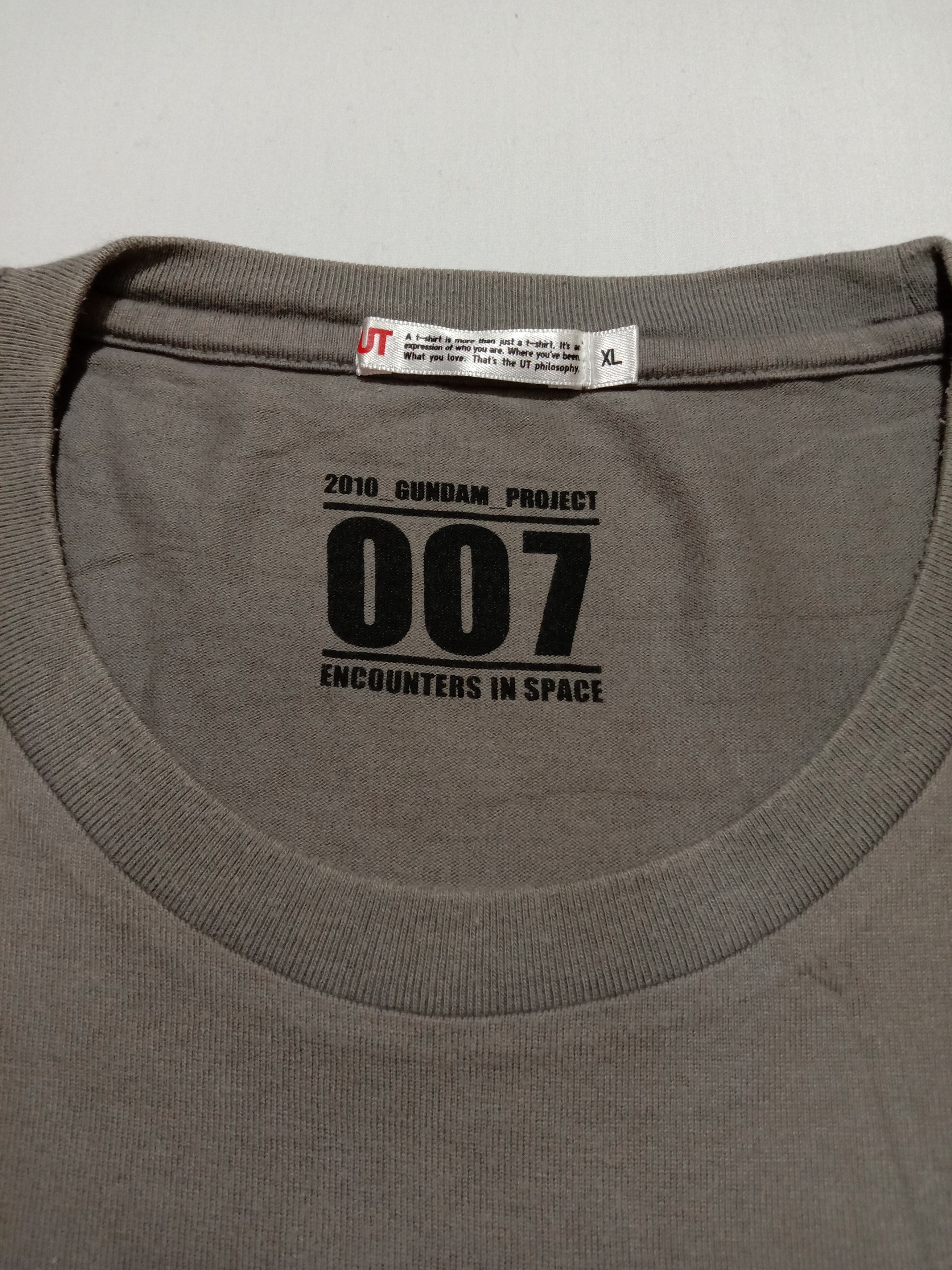 Anime Gundam Encounters In Space Tee Big Print Cover Tee Size US L / EU 52-54 / 3 - 3 Thumbnail