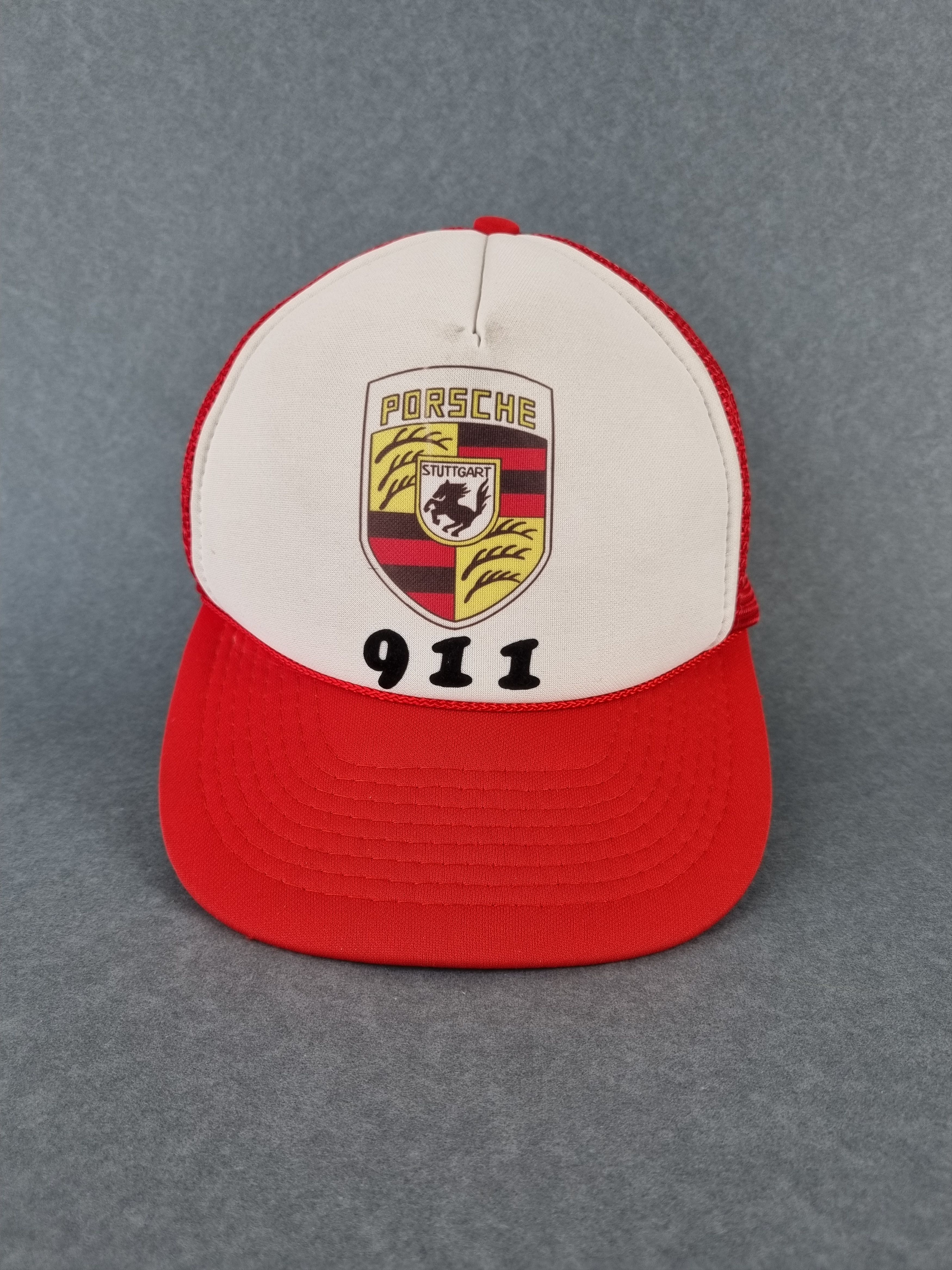 Formula 1 × Porsche Design 90s Rare 911 Porsche Stuttgart Big Logo Vintage Cap Size ONE SIZE - 1 Thumbnail