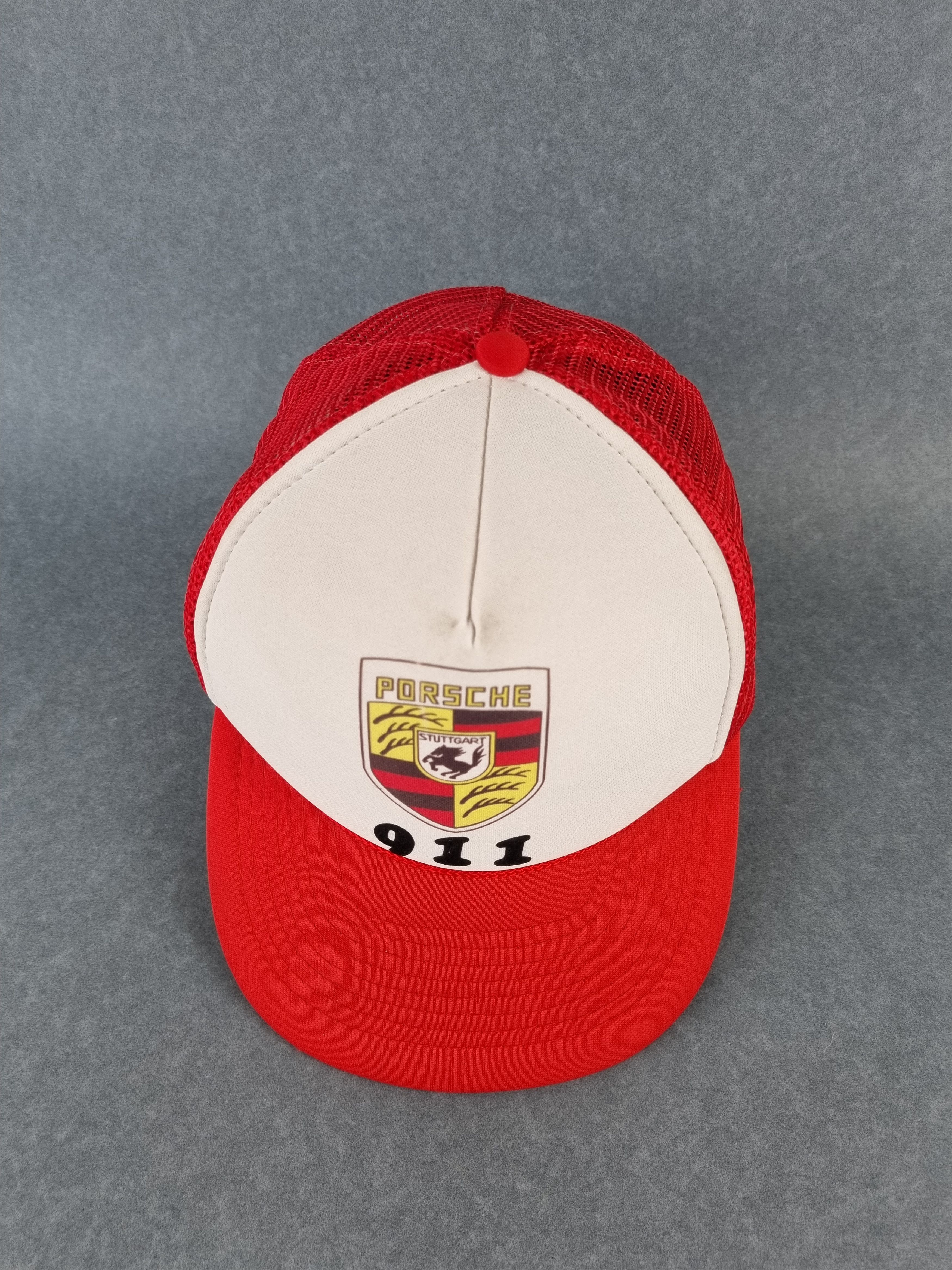 Formula 1 × Porsche Design 90s Rare 911 Porsche Stuttgart Big Logo Vintage Cap Size ONE SIZE - 4 Thumbnail