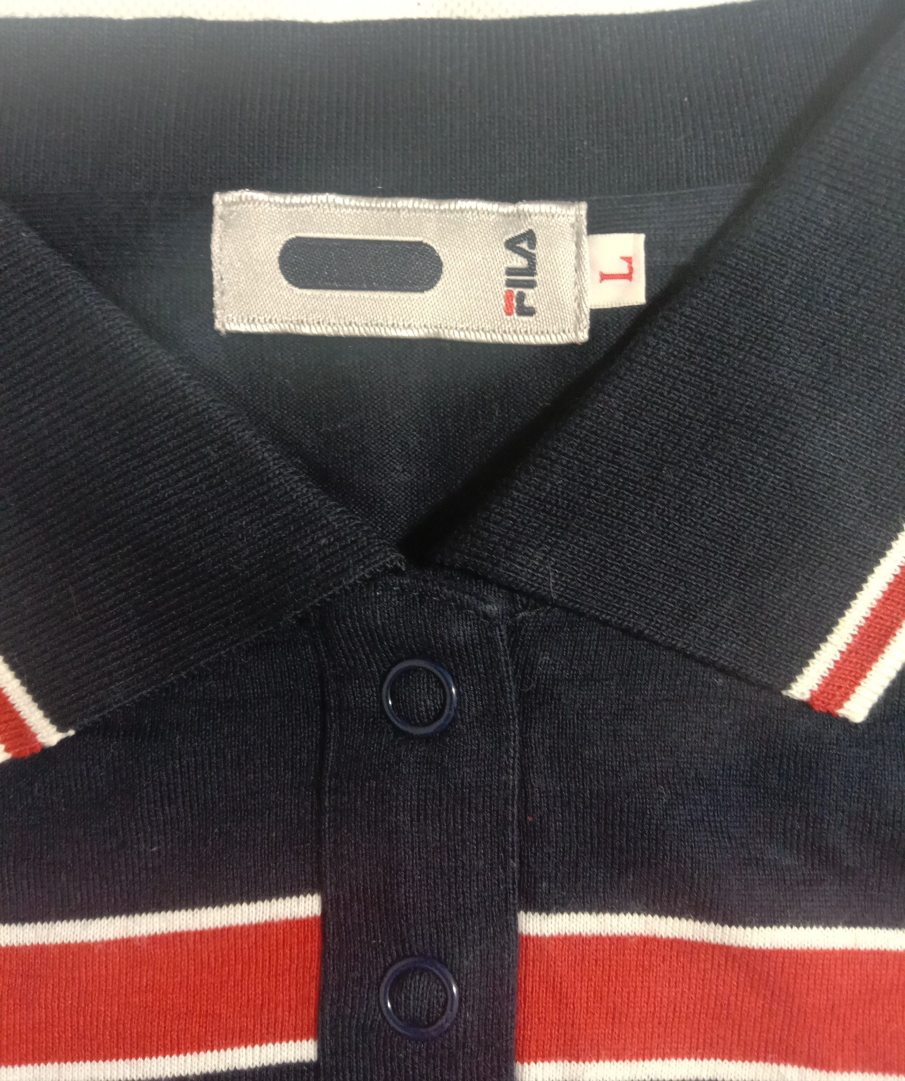 Fila Vintage Fila Polo Shirt Snap Button Cap Sleeve Size XXS / US 00 / IT 34 - 3 Thumbnail