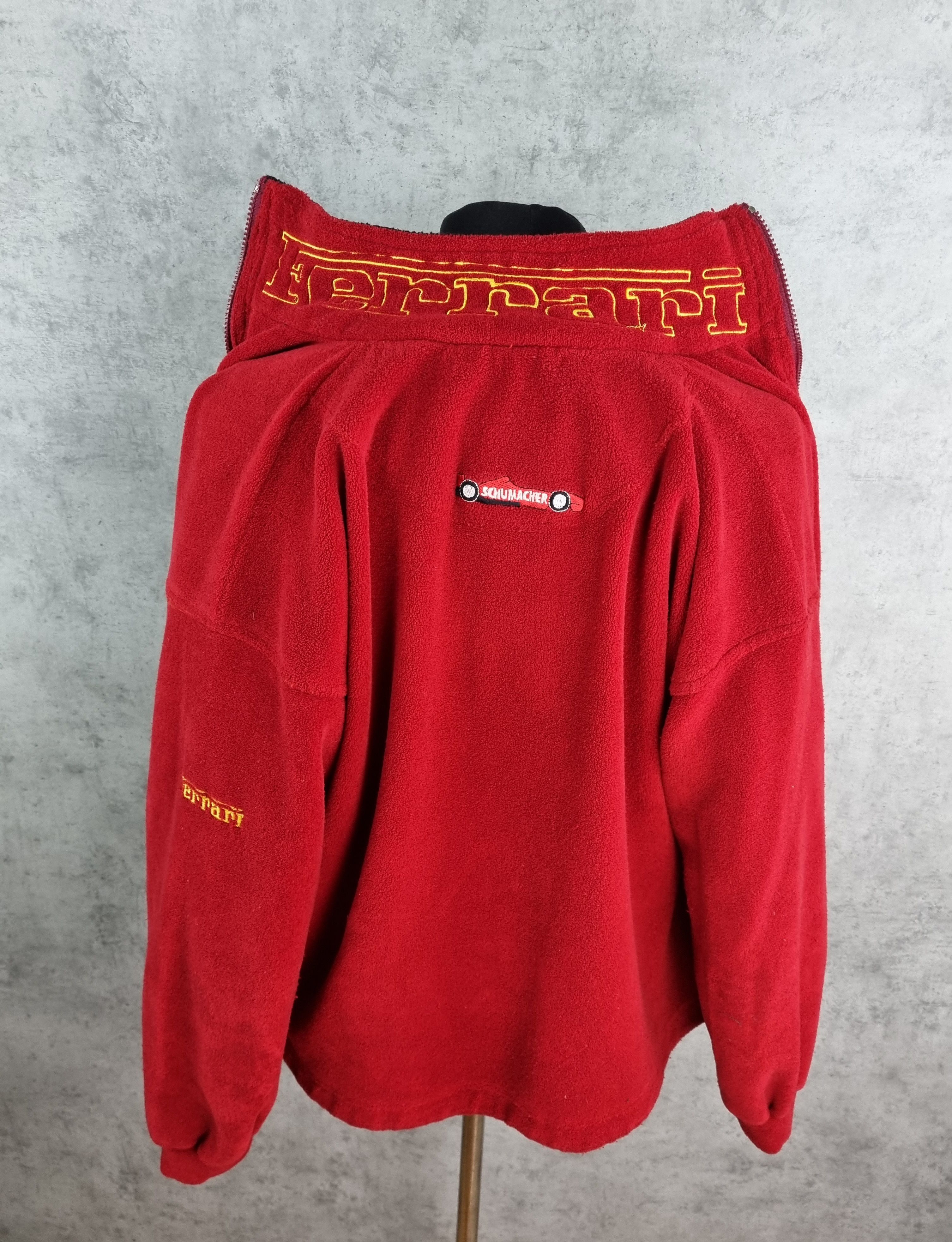 Ferrari × Formula 1 90s Ferrari Michael Schumacher Embroidered Zipped Fleece Size US M / EU 48-50 / 2 - 12 Thumbnail