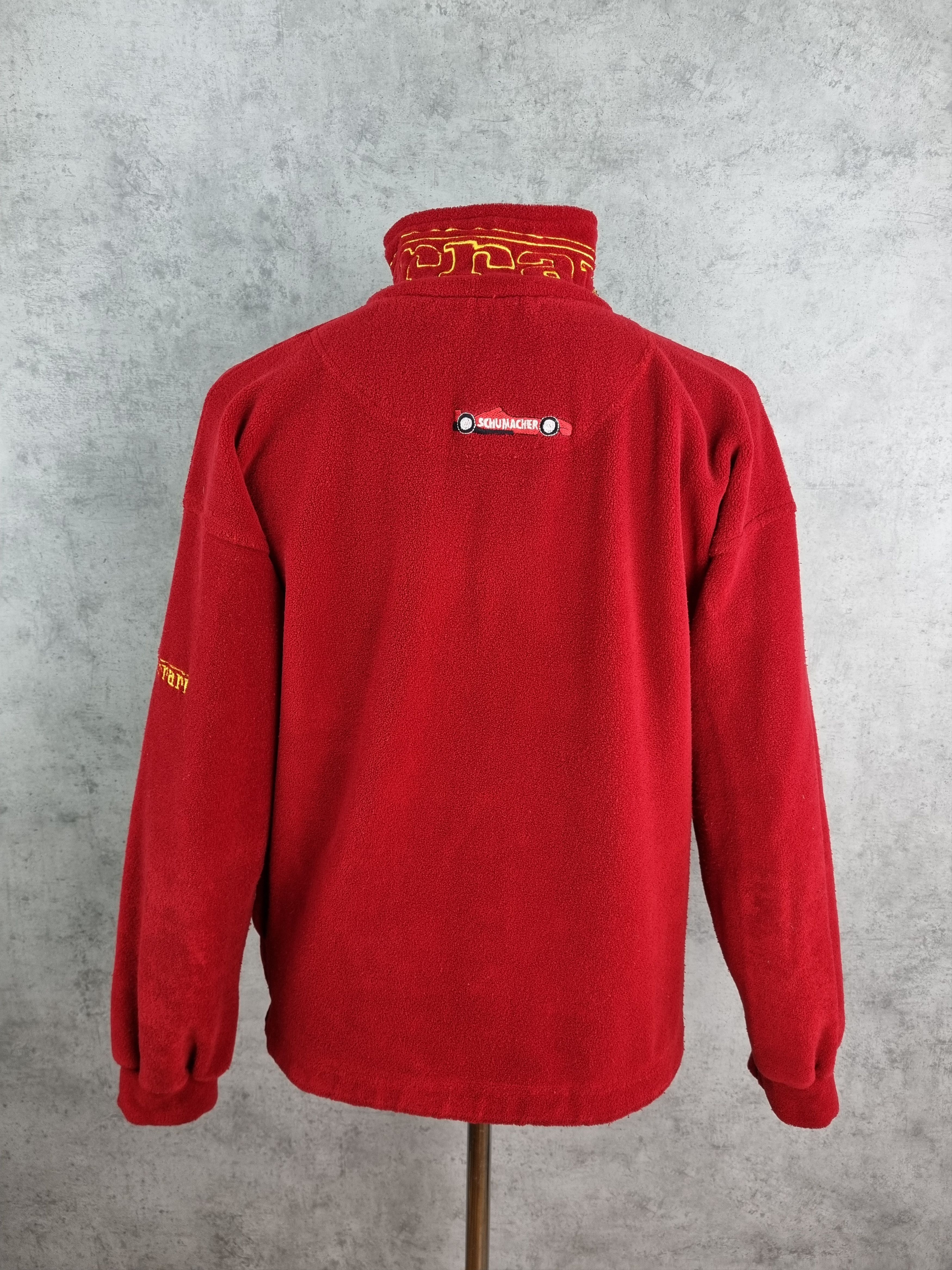 Ferrari × Formula 1 90s Ferrari Michael Schumacher Embroidered Zipped Fleece Size US M / EU 48-50 / 2 - 20 Thumbnail