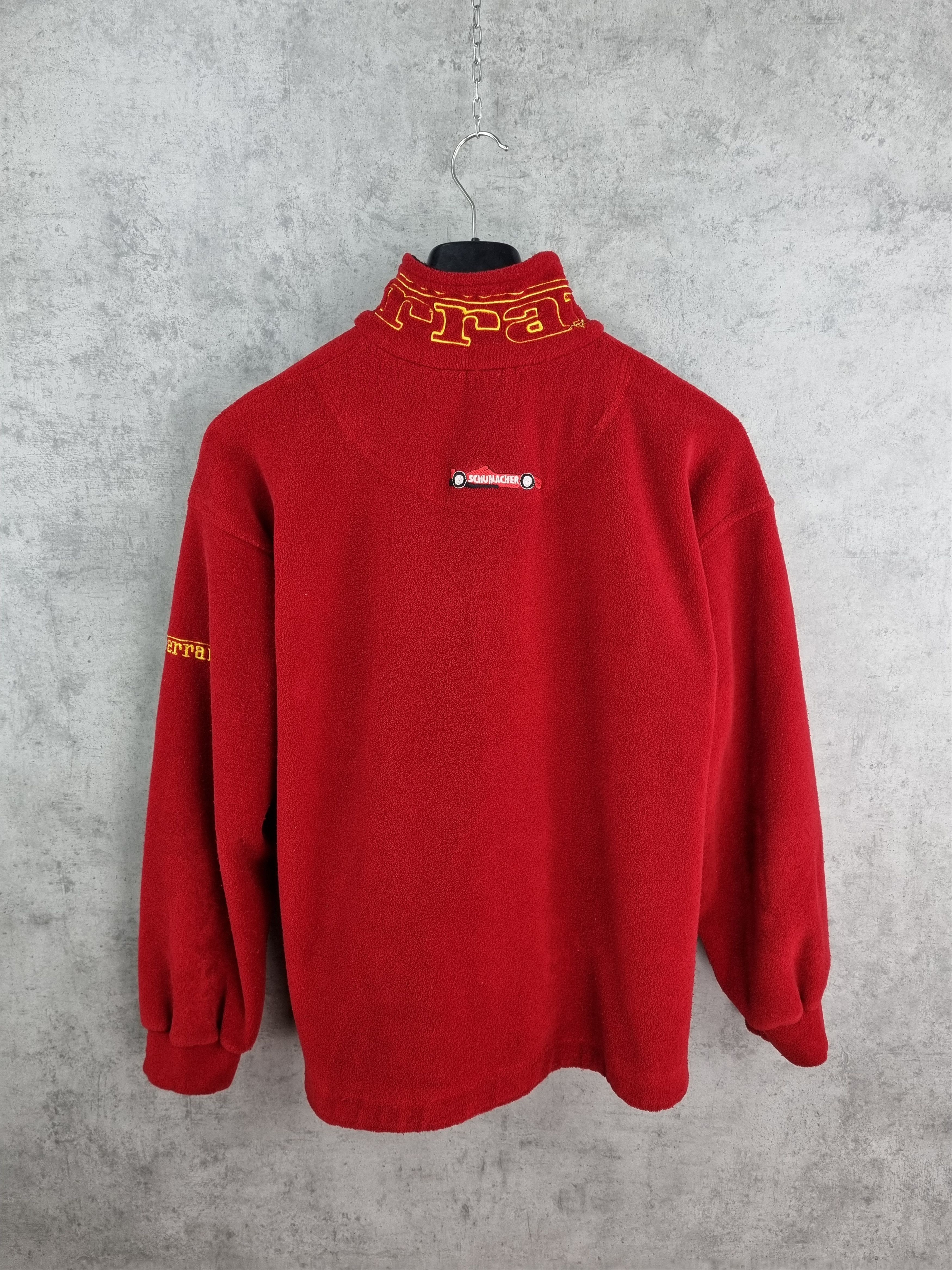 Ferrari × Formula 1 90s Ferrari Michael Schumacher Embroidered Zipped Fleece Size US M / EU 48-50 / 2 - 5 Thumbnail