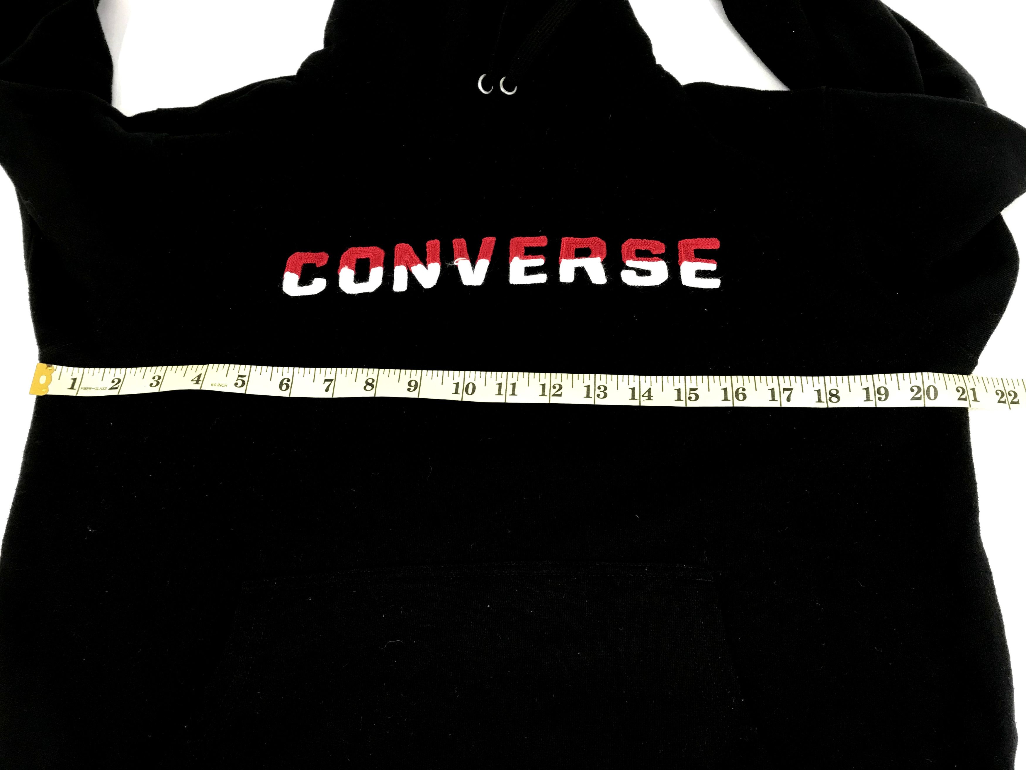 Converse Converse Spell Out Logo Hoodie Sweatshirt Pull Over Size L / US 10 / IT 46 - 7 Thumbnail