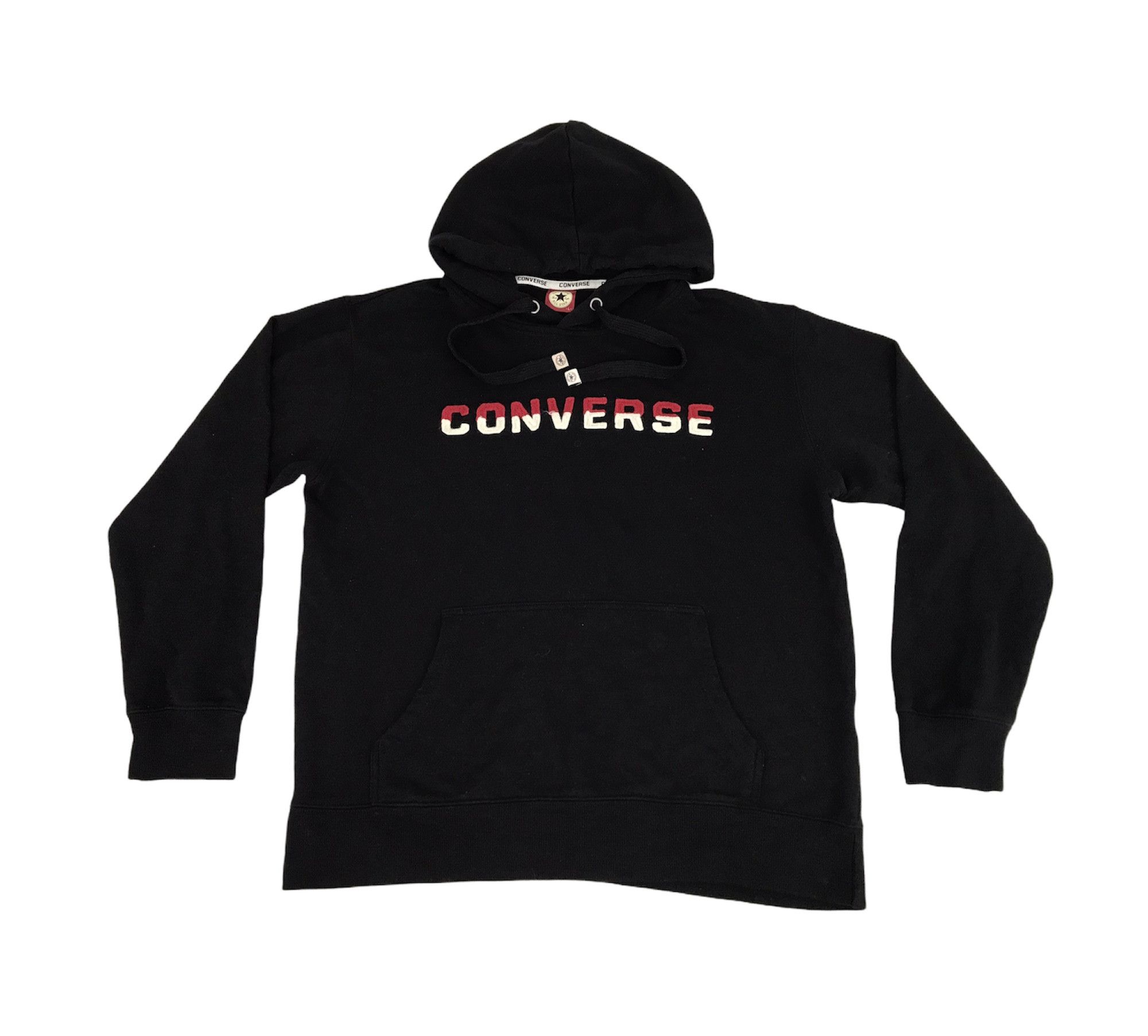 Converse Converse Spell Out Logo Hoodie Sweatshirt Pull Over Size L / US 10 / IT 46 - 1 Thumbnail