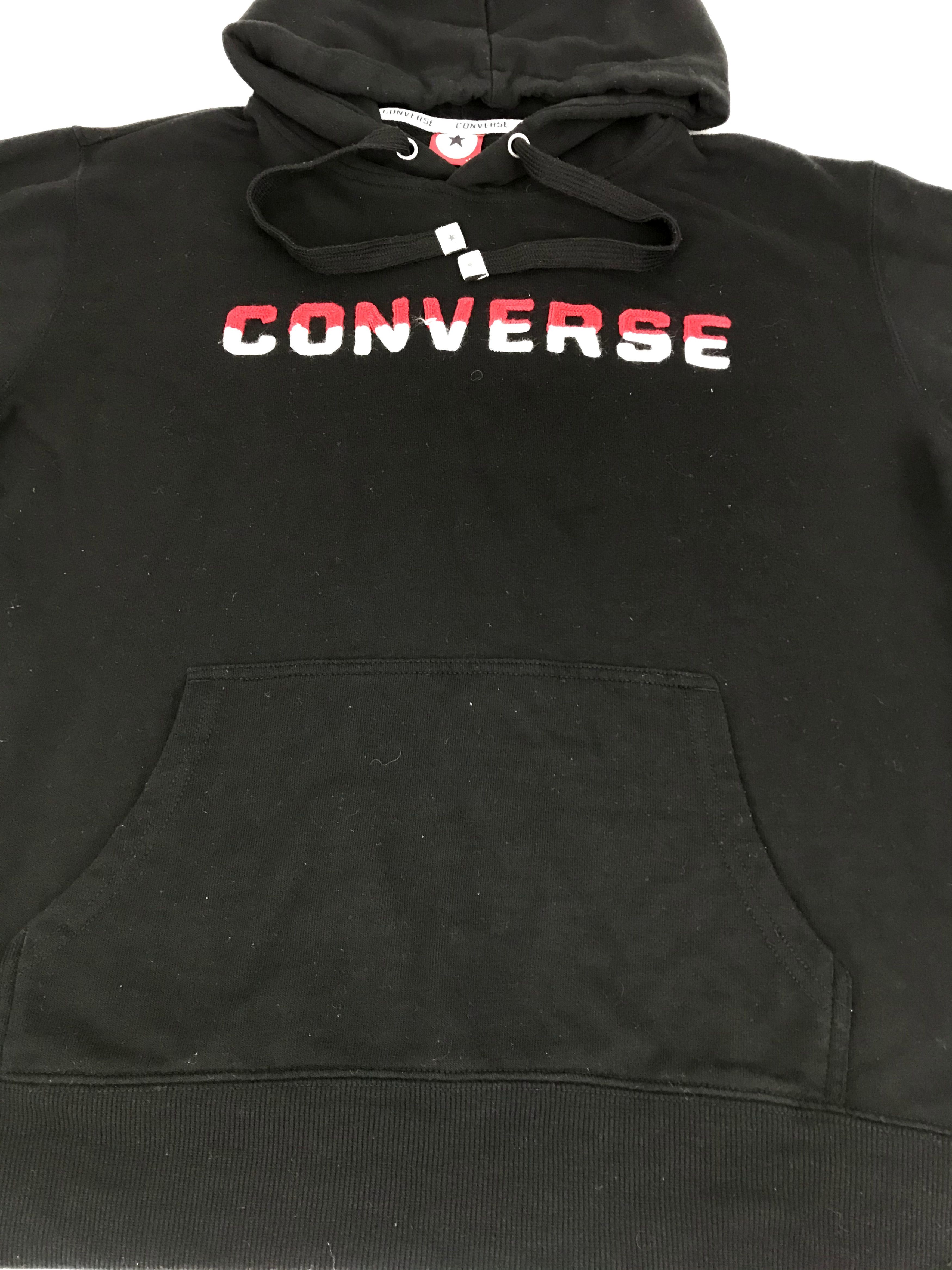 Converse Converse Spell Out Logo Hoodie Sweatshirt Pull Over Size L / US 10 / IT 46 - 2 Thumbnail