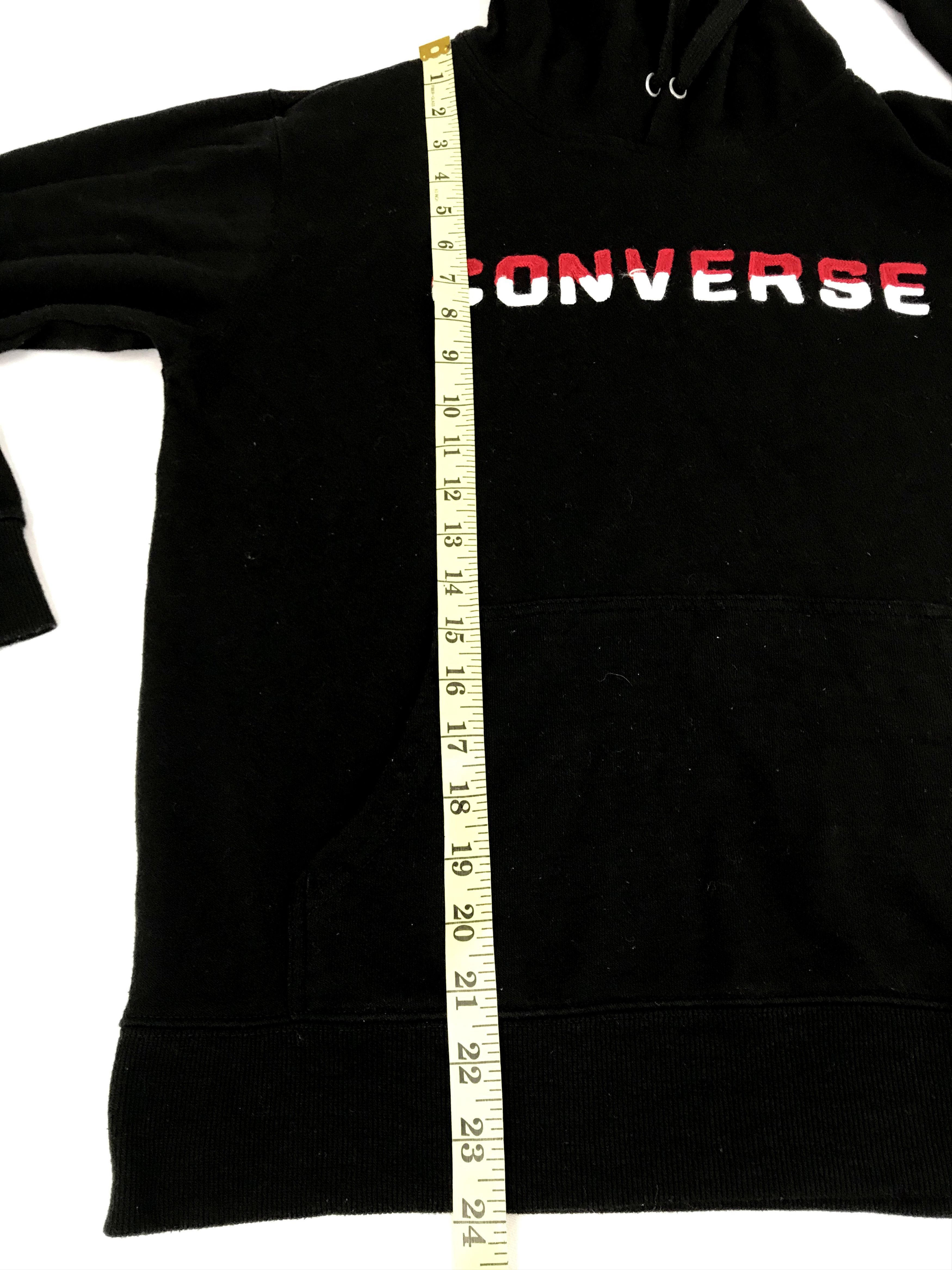 Converse Converse Spell Out Logo Hoodie Sweatshirt Pull Over Size L / US 10 / IT 46 - 8 Thumbnail