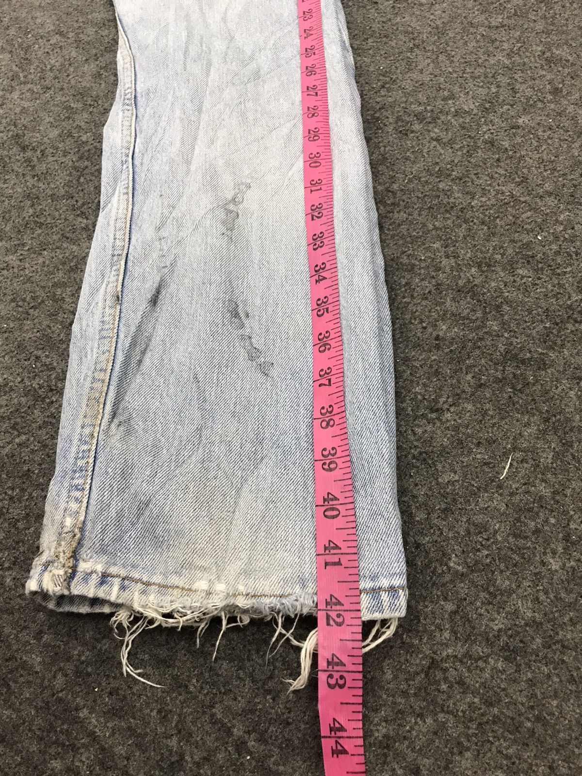 Levi's Vintage Clothing Vintage Levi Strauss 501 Distressed Denim Beauty Faded Size US 30 / EU 46 - 9 Thumbnail