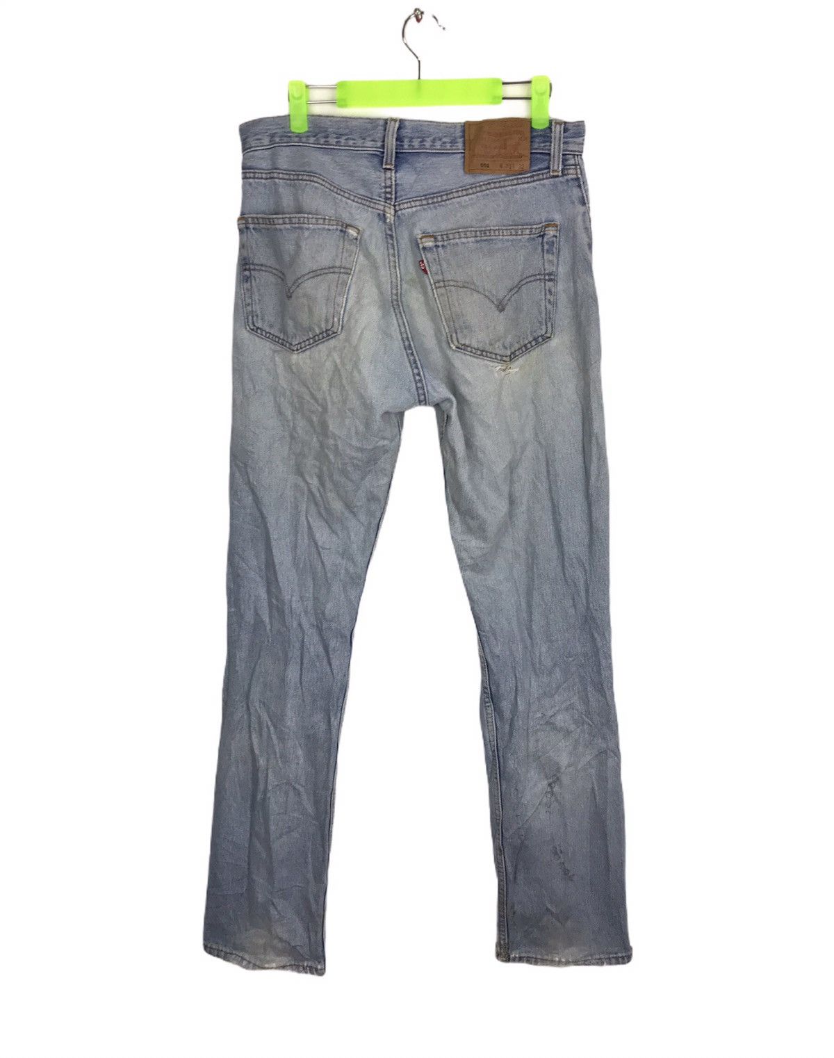 image of Vintage Levi Strauss 501 Distressed Denim Beauty Faded in Indigo Blue, Men's (Size 30)