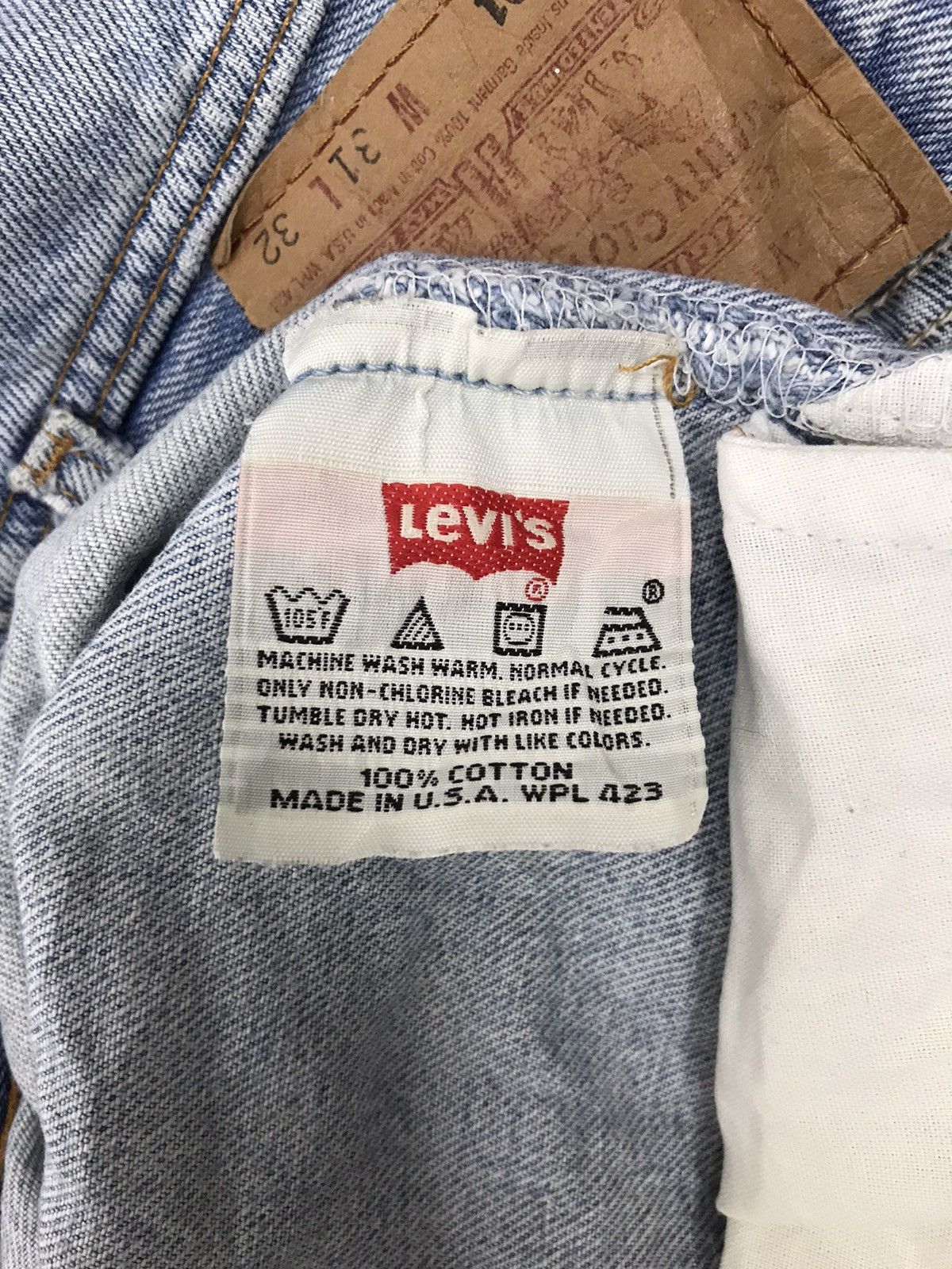 Levi's Vintage Clothing Vintage Levi Strauss 501 Distressed Denim Beauty Faded Size US 30 / EU 46 - 4 Thumbnail