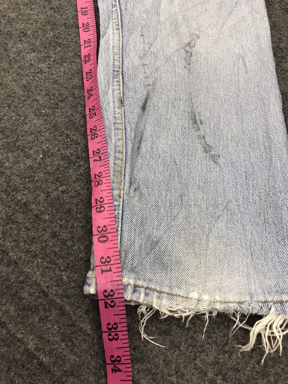 Levi's Vintage Clothing Vintage Levi Strauss 501 Distressed Denim Beauty Faded Size US 30 / EU 46 - 8 Thumbnail