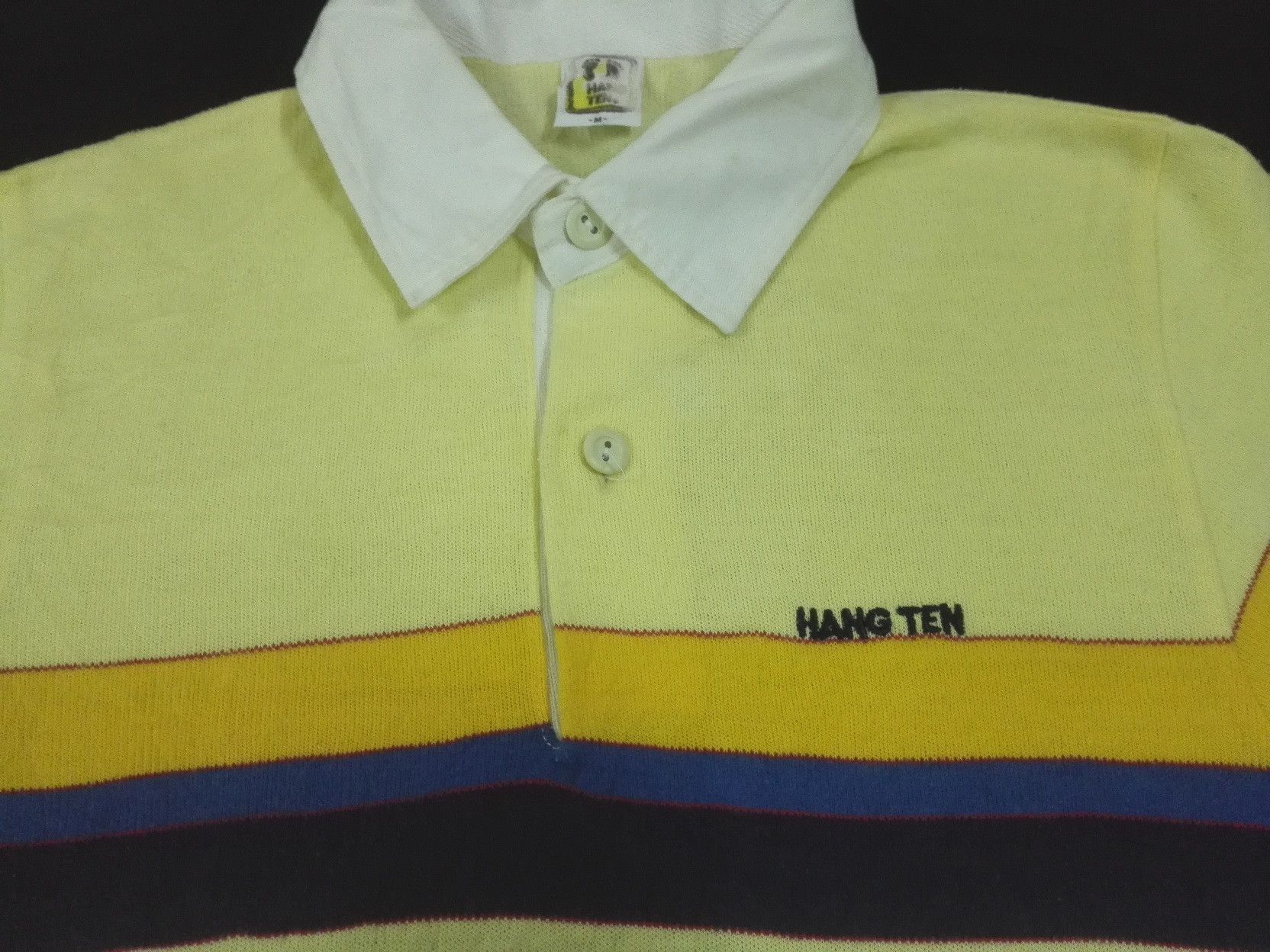 Hang Ten Unisex Vintage 80s HANG TEN 50/50 SOFT STRIPED Tee Size US XS / EU 42 / 0 - 3 Thumbnail