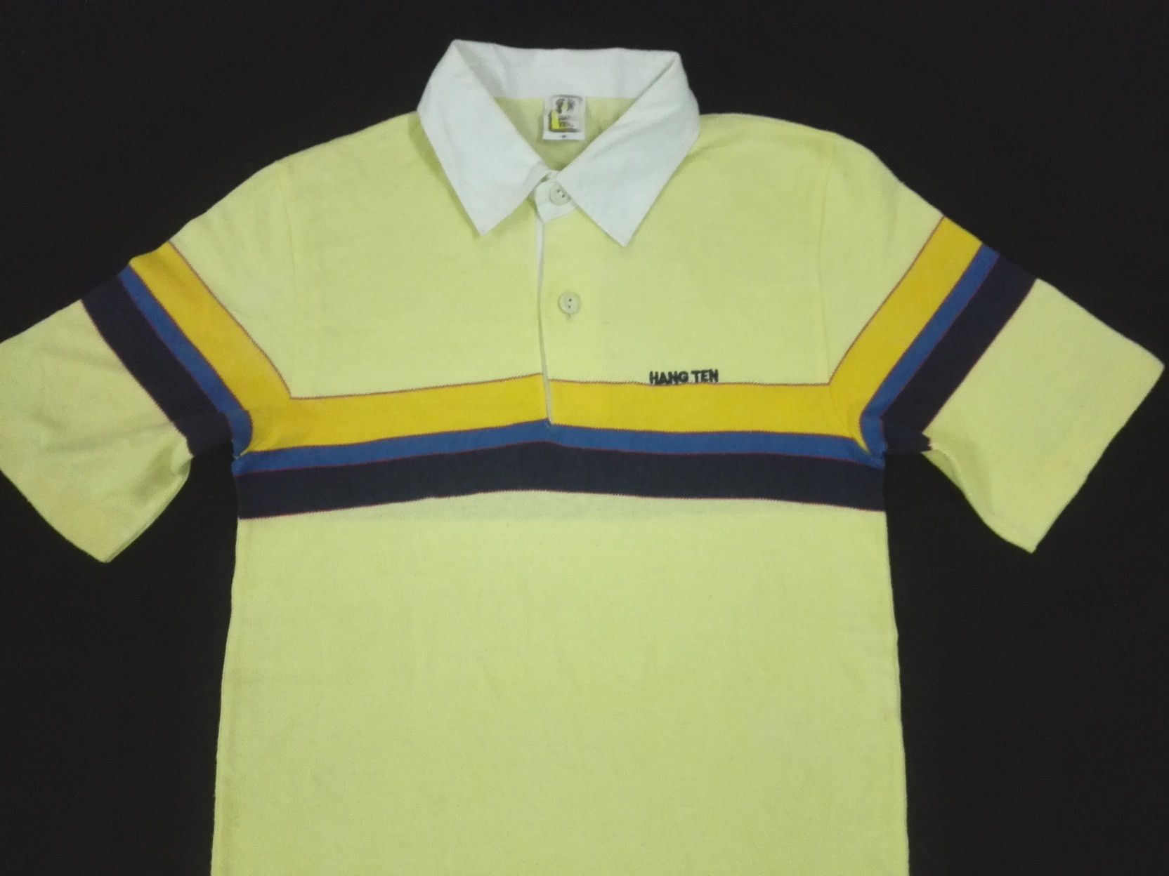 Hang Ten Unisex Vintage 80s HANG TEN 50/50 SOFT STRIPED Tee Size US XS / EU 42 / 0 - 2 Thumbnail