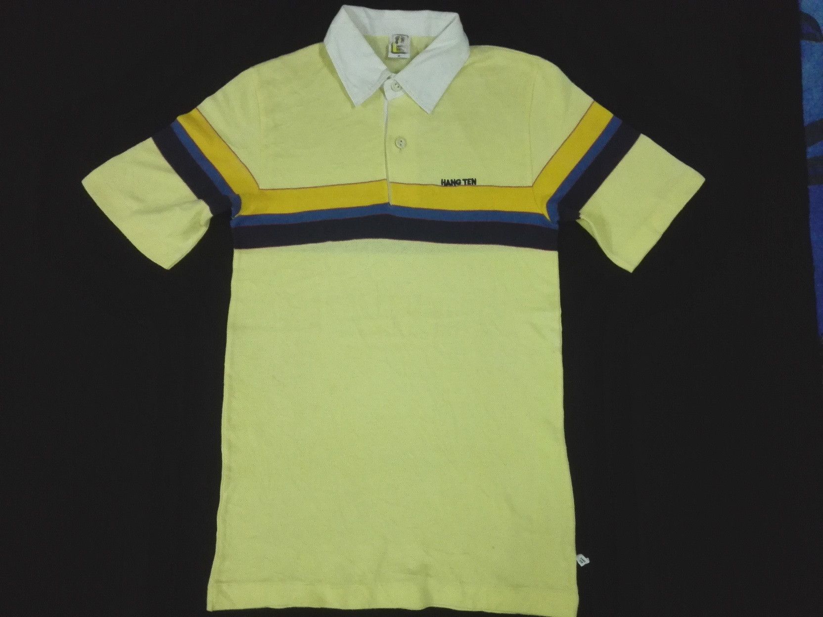 Hang Ten Unisex Vintage 80s HANG TEN 50/50 SOFT STRIPED Tee Size US XS / EU 42 / 0 - 1 Thumbnail