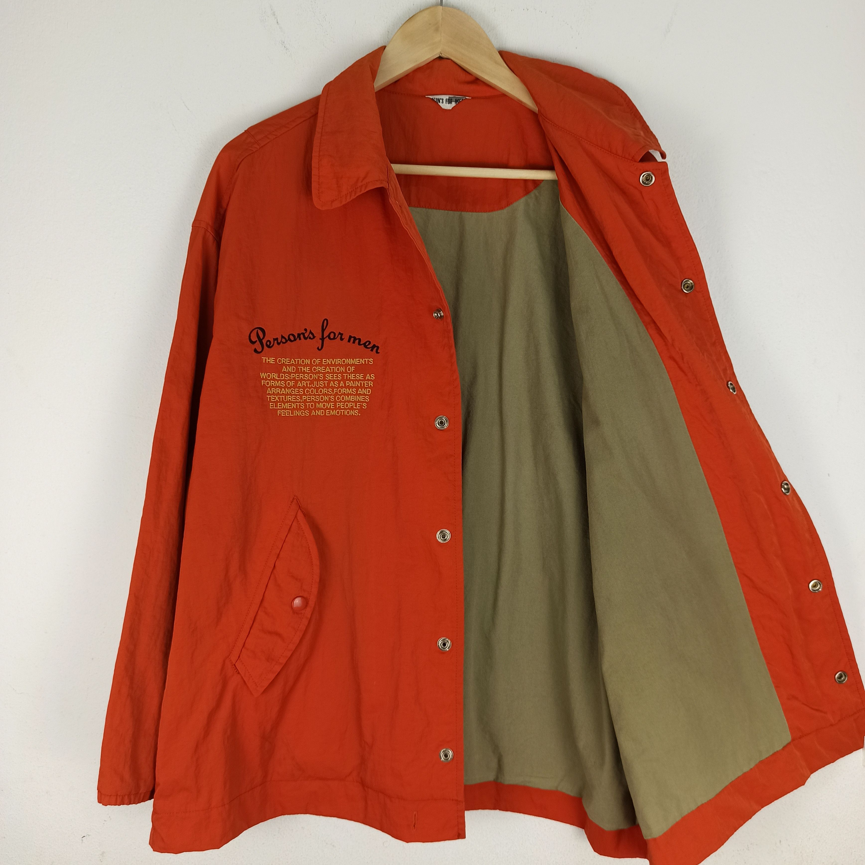 Japanese Brand 🔥Vintage🔥 Person For Men Jacket Spell Out Big Logo Size US XL / EU 56 / 4 - 8 Thumbnail