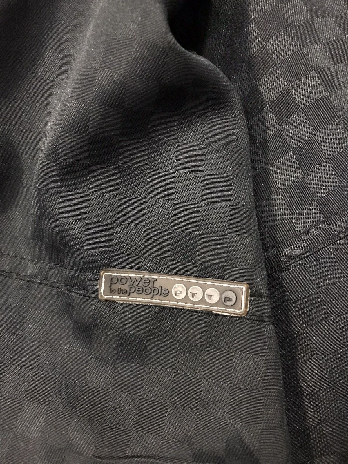 Japanese Brand Vintage Power to the people Camouflage Zipper Jacket Size US L / EU 52-54 / 3 - 12 Thumbnail