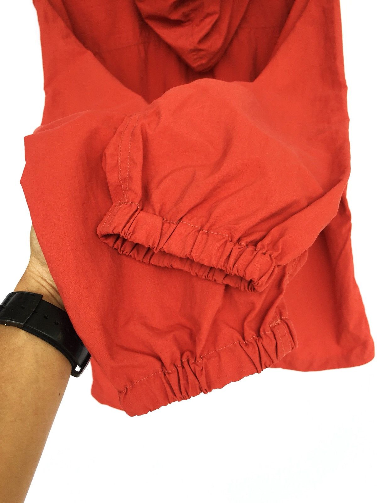 Montbell Montbell Red Hoodie Oversized Zipper Jacket Size US L / EU 52-54 / 3 - 5 Thumbnail