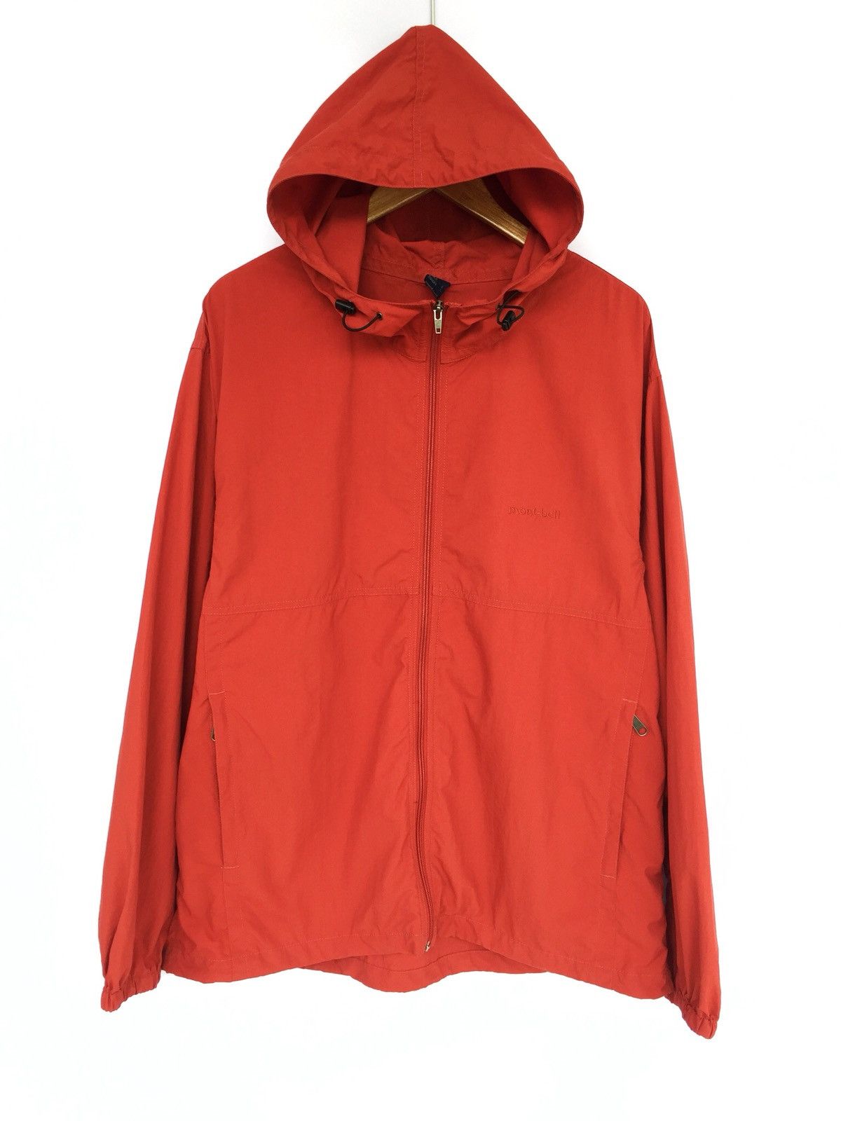 Montbell Montbell Red Hoodie Oversized Zipper Jacket Size US L / EU 52-54 / 3 - 1 Thumbnail