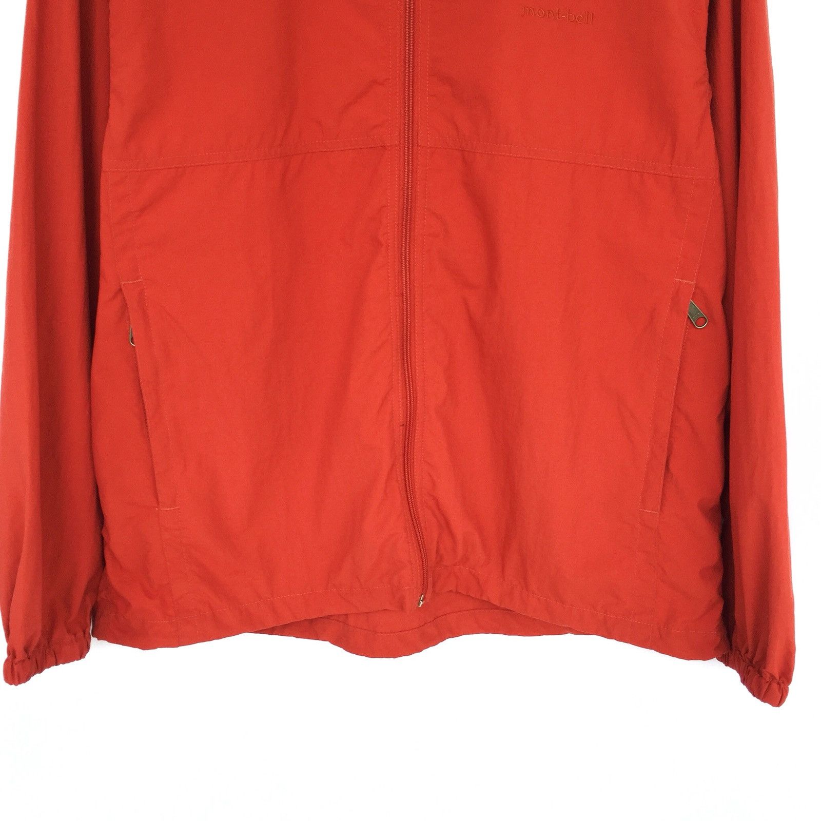 Montbell Montbell Red Hoodie Oversized Zipper Jacket Size US L / EU 52-54 / 3 - 3 Thumbnail
