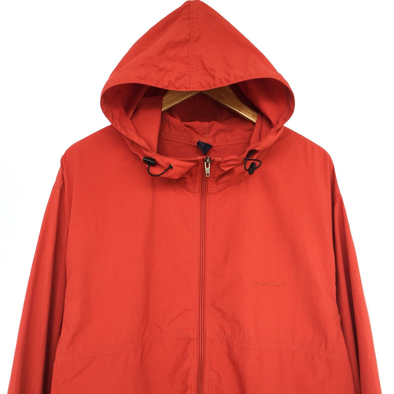Montbell Montbell Red Hoodie Oversized Zipper Jacket Size US L / EU 52-54 / 3 - 2 Thumbnail