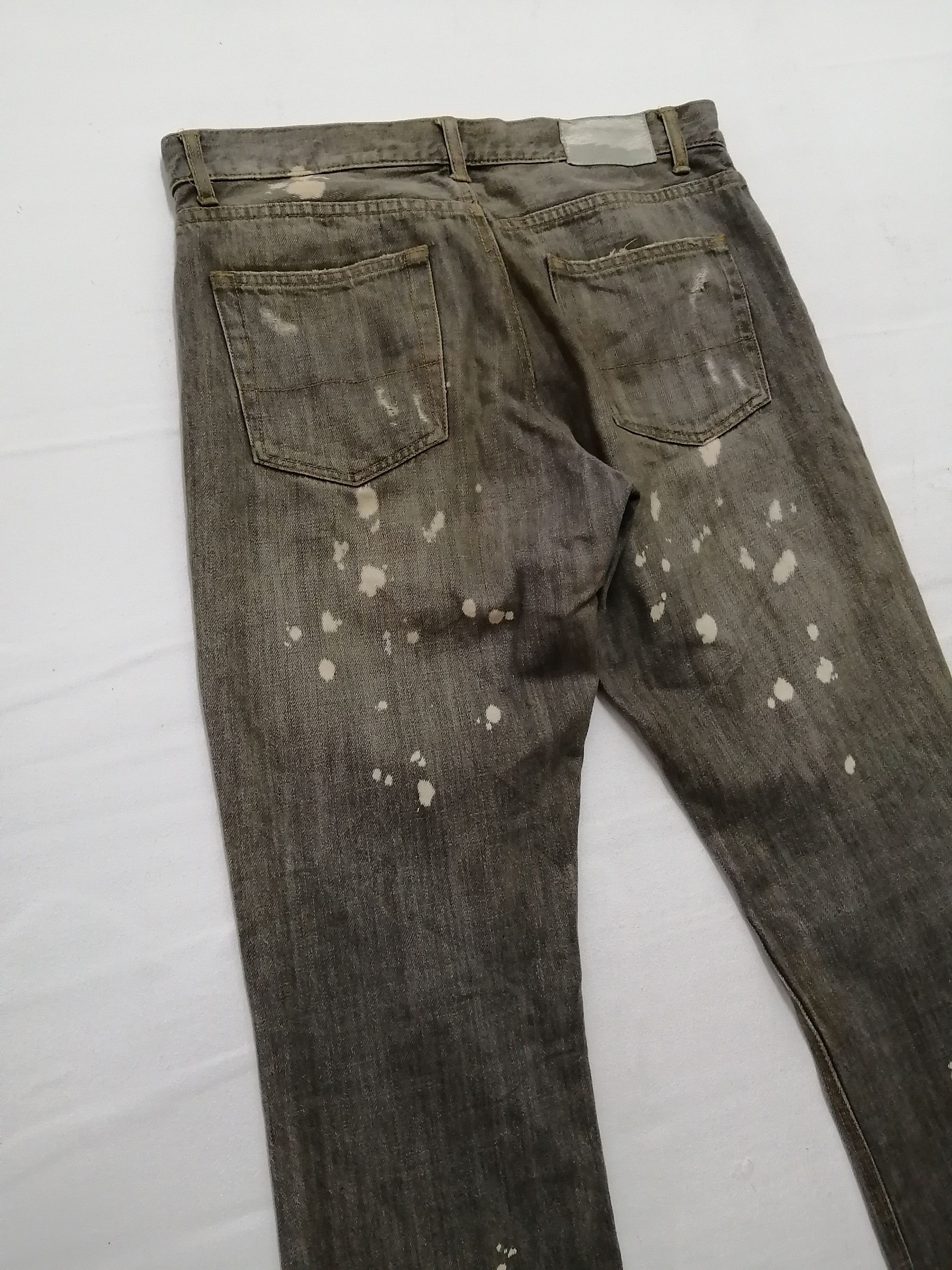Japanese Brand Japanese MEN'S MELROSE Distressed Jeans Size US 35 - 4 Thumbnail