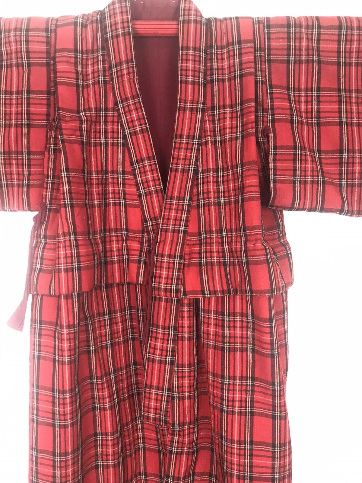 Japanese Brand Kimono Haori Yukata Japanese traditional checked striped Size US XS / EU 42 / 0 - 4 Thumbnail