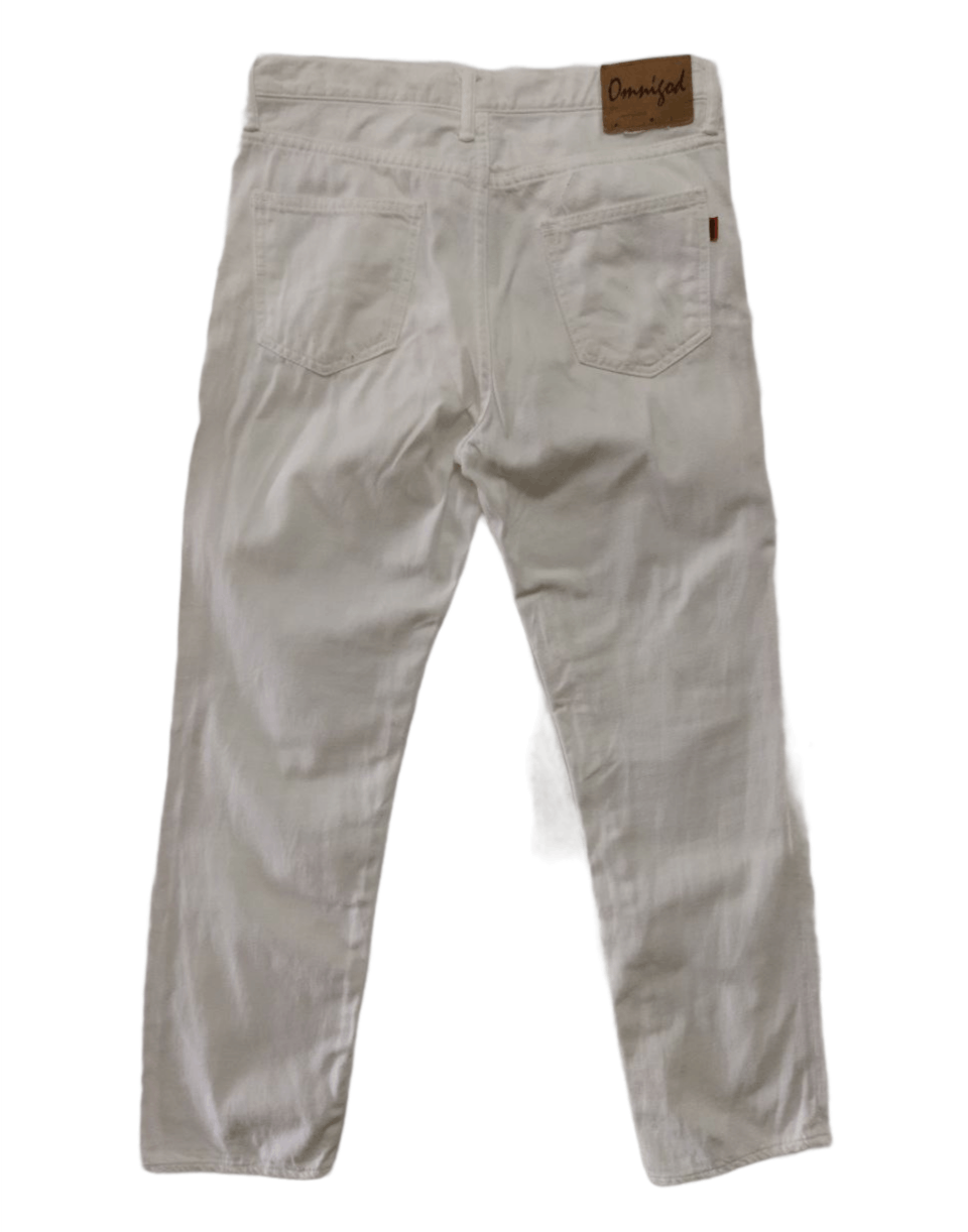 OMNIGOD Japanese OMNIGOD White Jeans Size US 32 / EU 48 - 2 Thumbnail