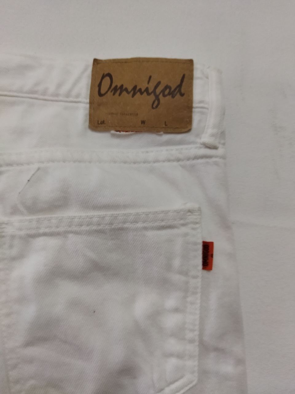 OMNIGOD Japanese OMNIGOD White Jeans Size US 32 / EU 48 - 4 Thumbnail