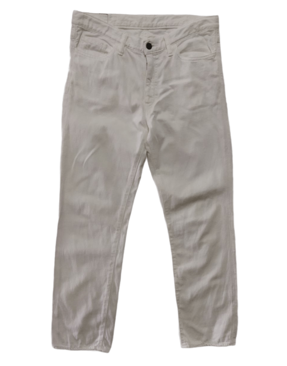 OMNIGOD Japanese OMNIGOD White Jeans Size US 32 / EU 48 - 1 Thumbnail