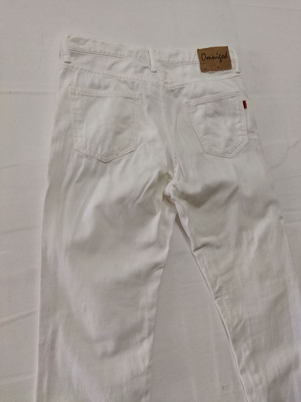 OMNIGOD Japanese OMNIGOD White Jeans Size US 32 / EU 48 - 6 Thumbnail