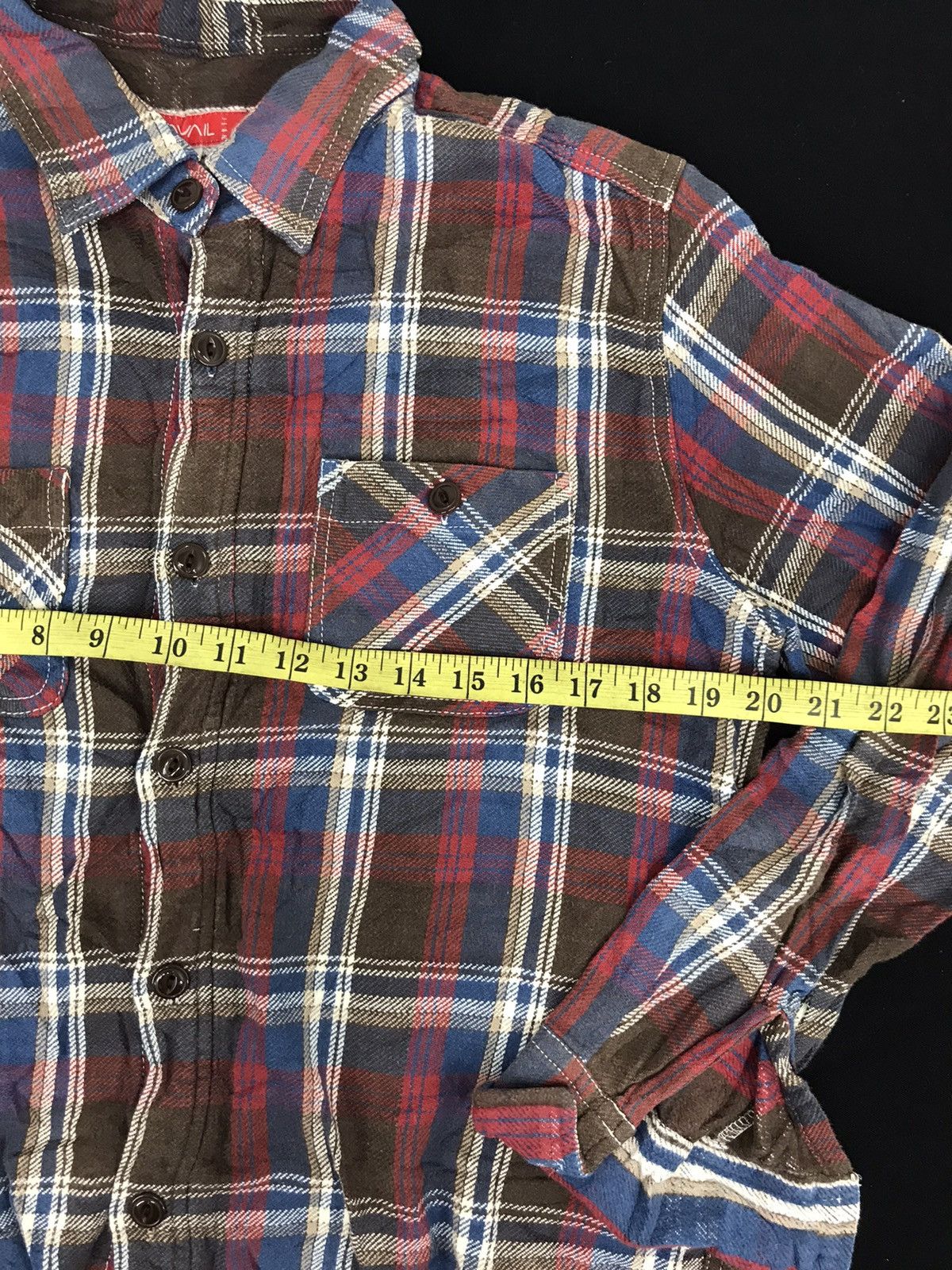 Japanese Brand Avail Jeans Plaid Checked Double Pockets Flannel Size M / US 6-8 / IT 42-44 - 5 Thumbnail