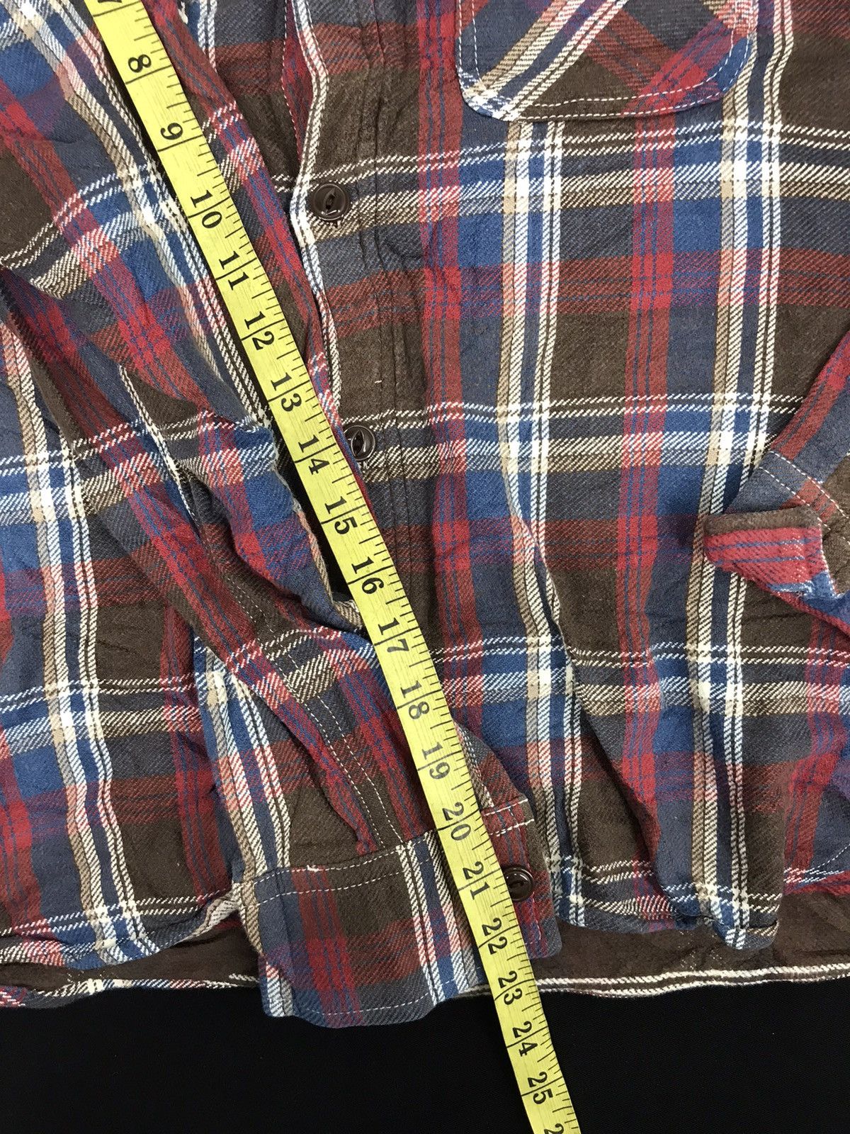 Japanese Brand Avail Jeans Plaid Checked Double Pockets Flannel Size M / US 6-8 / IT 42-44 - 7 Thumbnail