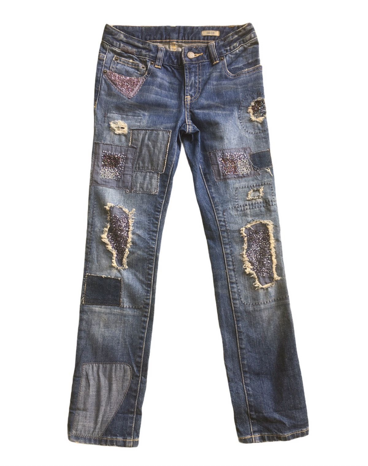 Ralph Lauren Ralph Lauren RL SKINNY Patchwork Denim Size 26" / US 2 / IT 38 - 1 Thumbnail
