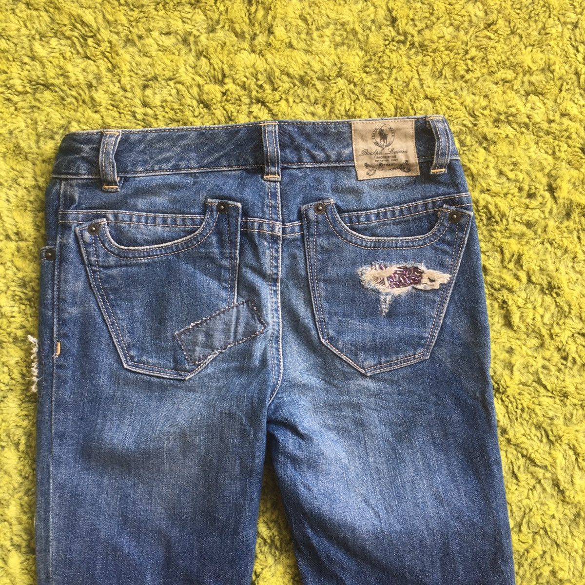 Ralph Lauren Ralph Lauren RL SKINNY Patchwork Denim Size 26" / US 2 / IT 38 - 9 Thumbnail