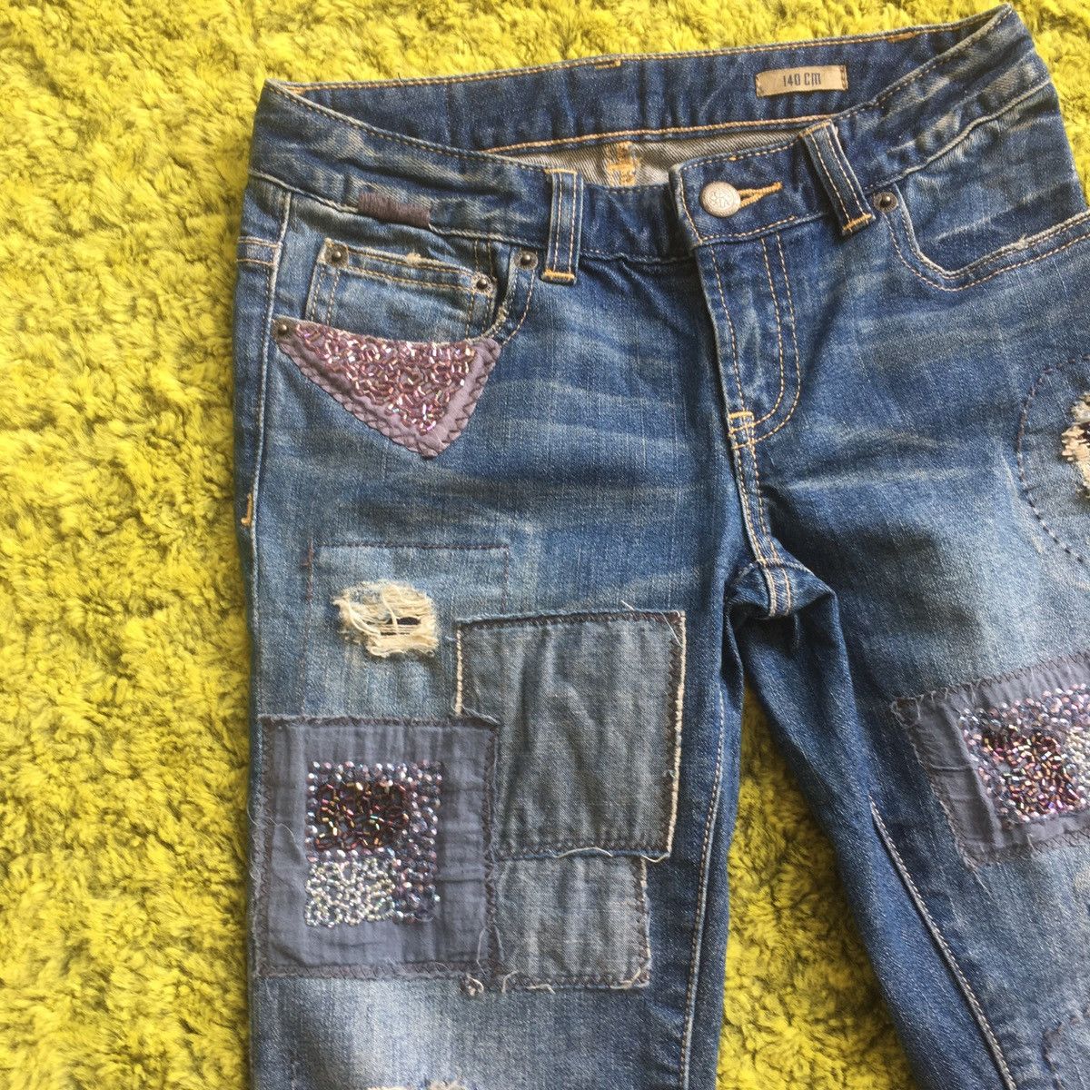 Ralph Lauren Ralph Lauren RL SKINNY Patchwork Denim Size 26" / US 2 / IT 38 - 6 Thumbnail