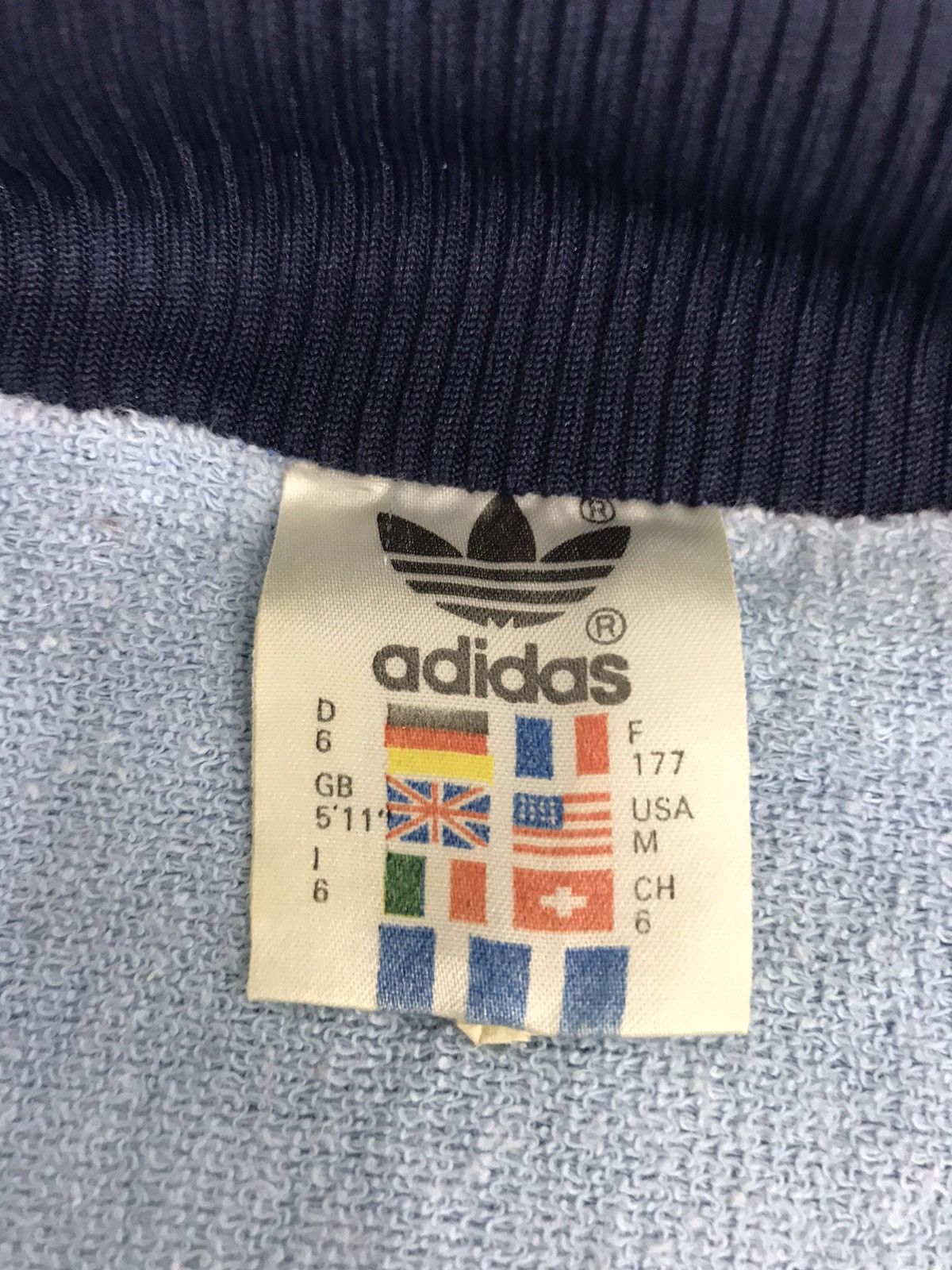 Adidas Vintage 90s Trefoil Adidas Big Logo Coach Hoodie Jacket Size US L / EU 52-54 / 3 - 4 Thumbnail