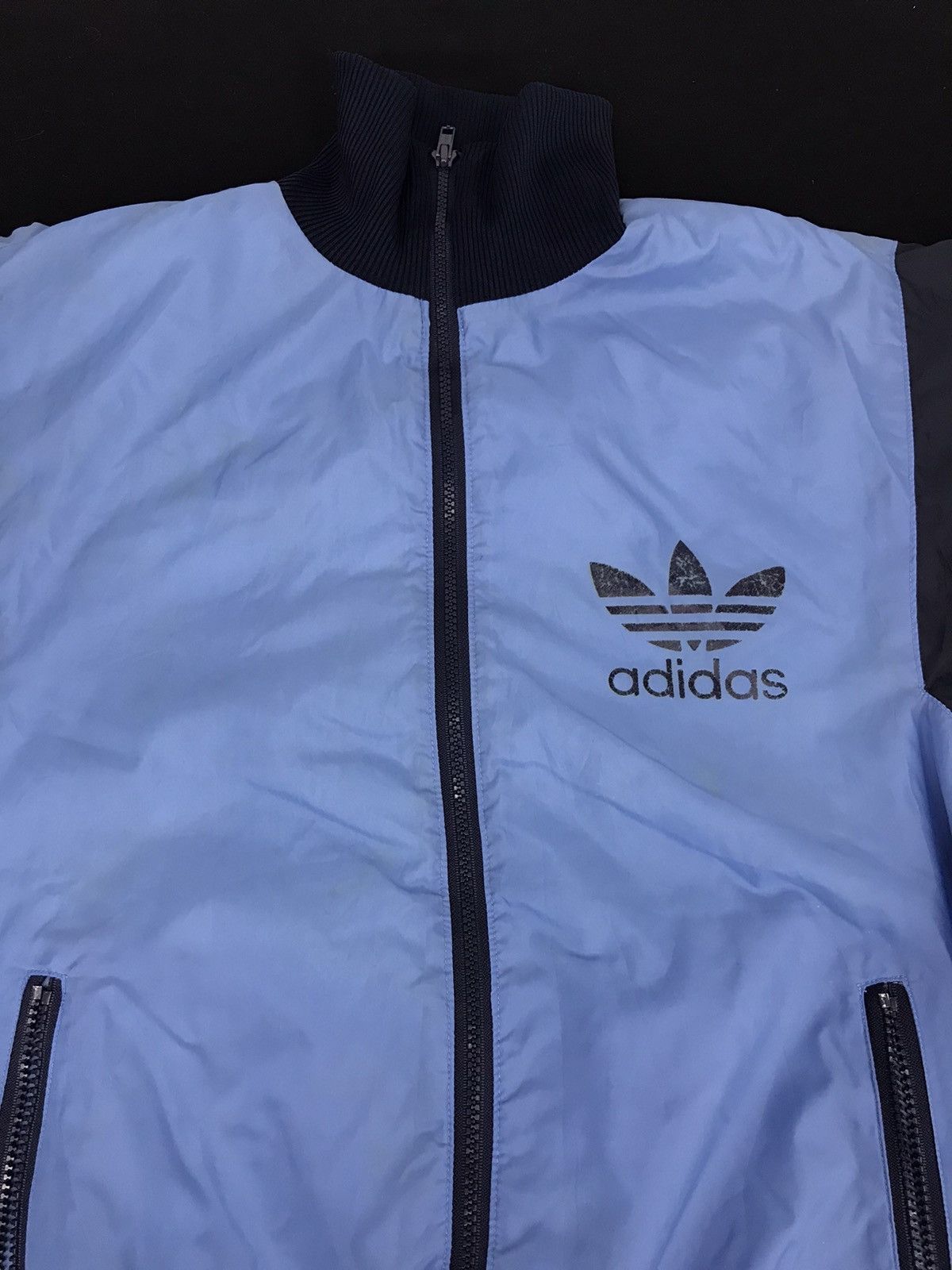 Adidas Vintage 90s Trefoil Adidas Big Logo Coach Hoodie Jacket Size US L / EU 52-54 / 3 - 2 Thumbnail