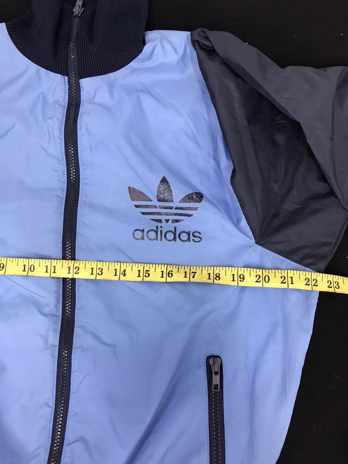 Adidas Vintage 90s Trefoil Adidas Big Logo Coach Hoodie Jacket Size US L / EU 52-54 / 3 - 8 Thumbnail