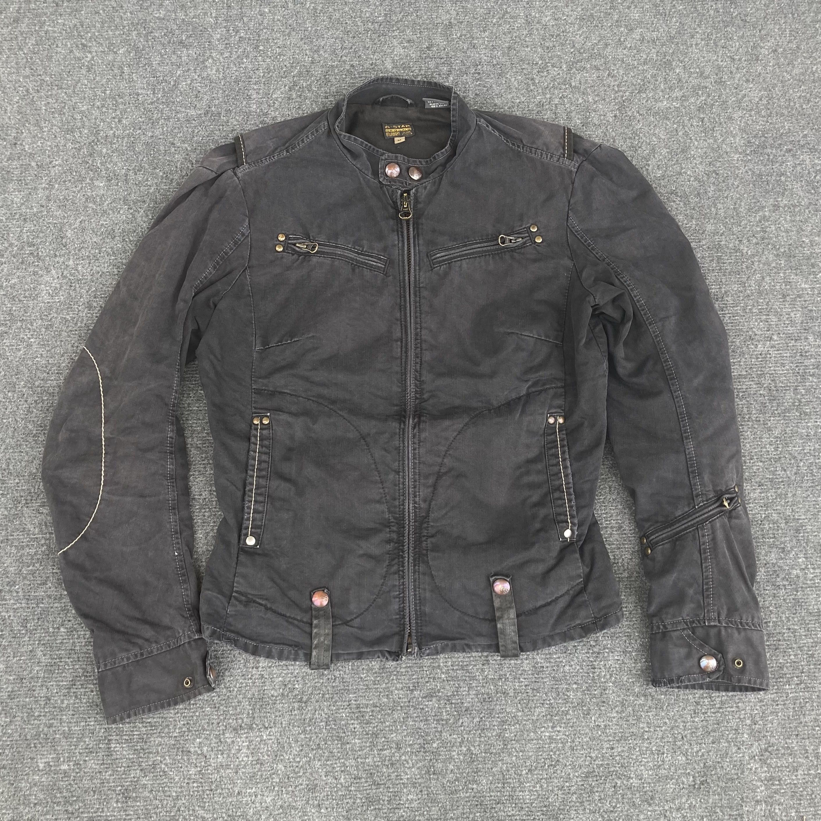 G-Star Vtg G Star Raw Style Motorcycle Workwear Jacket Size US S / EU 44-46 / 1 - 1 Thumbnail
