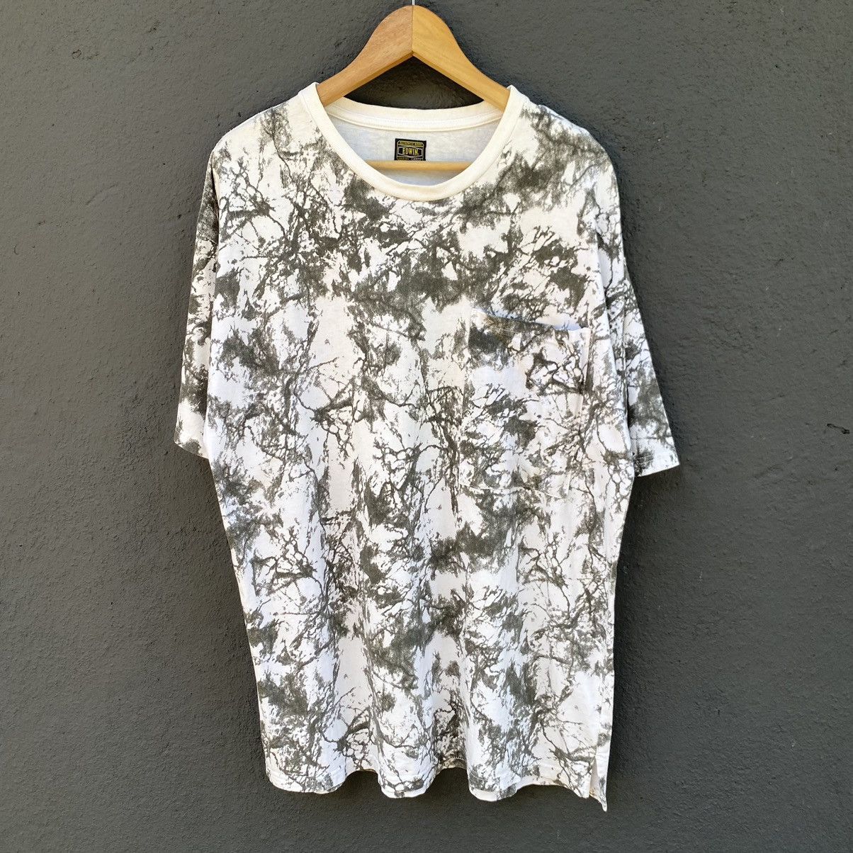 Edwin Vintage Edwin Japanese Brand Oversized Pocket ERD GRUNGE TEE Size US XL / EU 56 / 4 - 1 Thumbnail