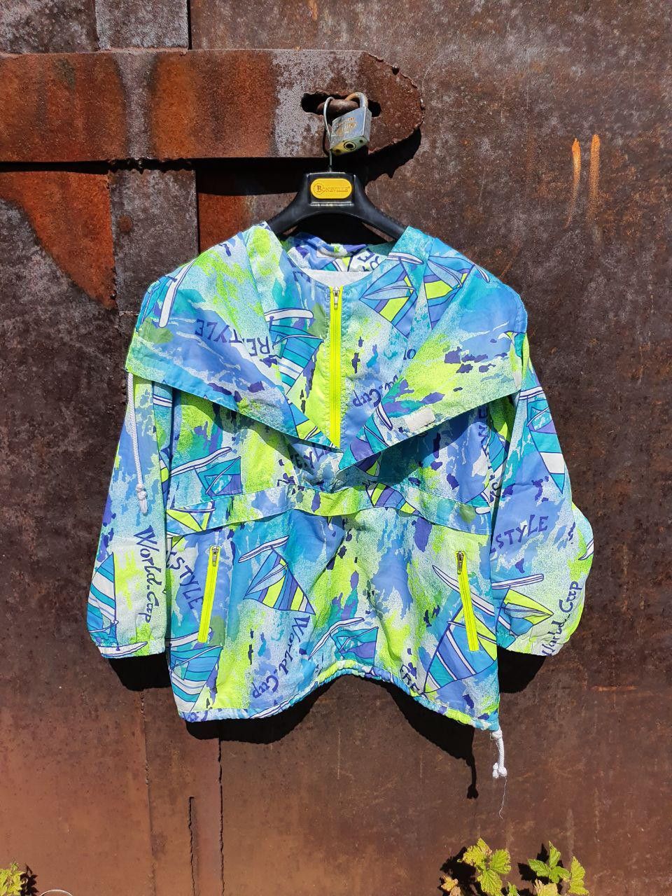 Native Rare Vintage Free Style Abstract Psychedelic Anorak Size US L / EU 52-54 / 3 - 1 Thumbnail
