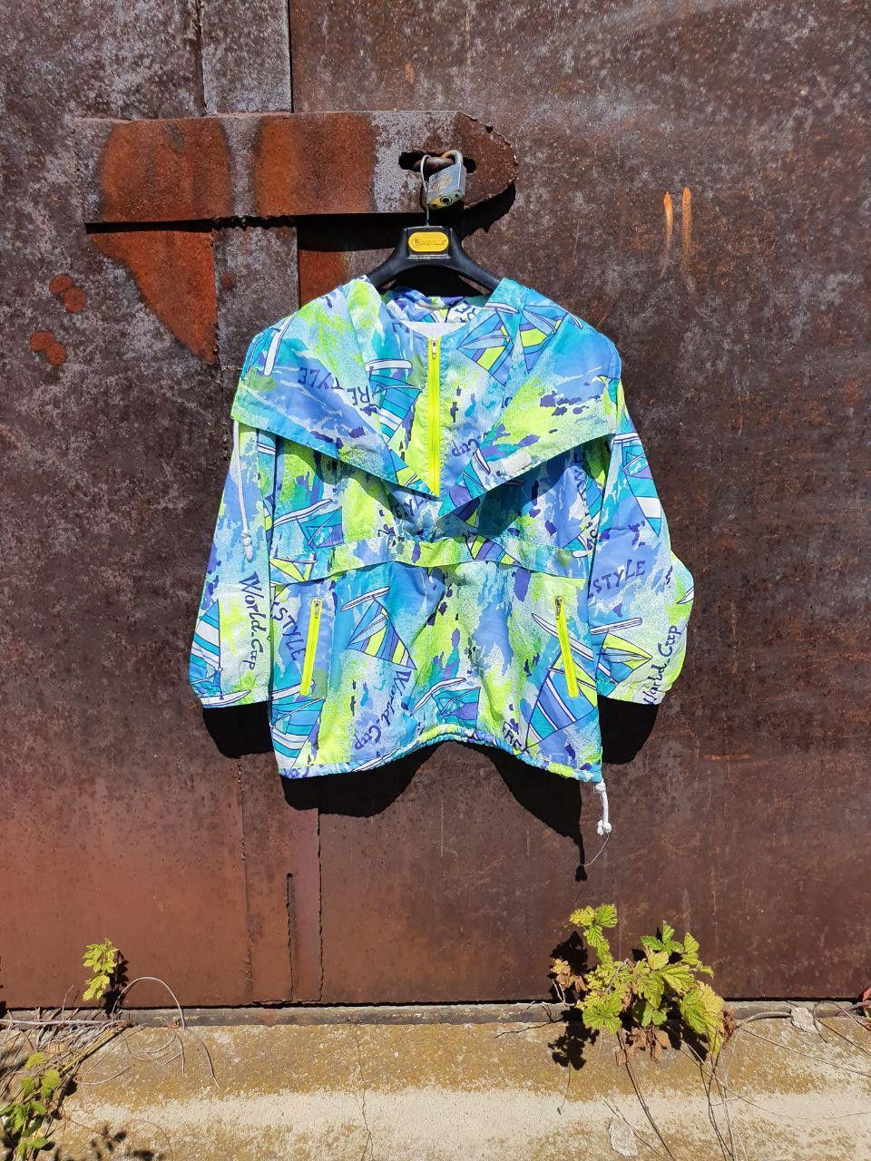 Native Rare Vintage Free Style Abstract Psychedelic Anorak Size US L / EU 52-54 / 3 - 13 Thumbnail